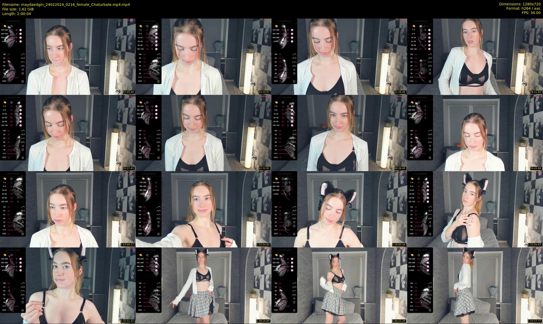 maydaedgin — 121 minute Chaturbate female cam show recording, 720p, Feb 24, 2024