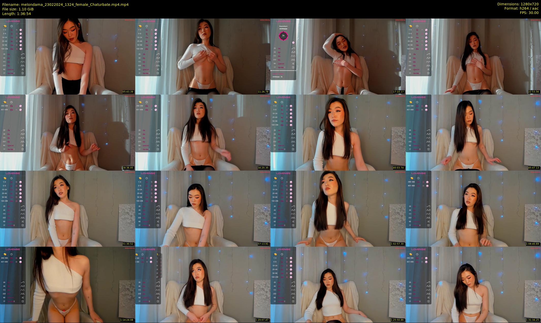 melondama — 97 minute Chaturbate female cam show recording, 720p, Feb 23, 2024