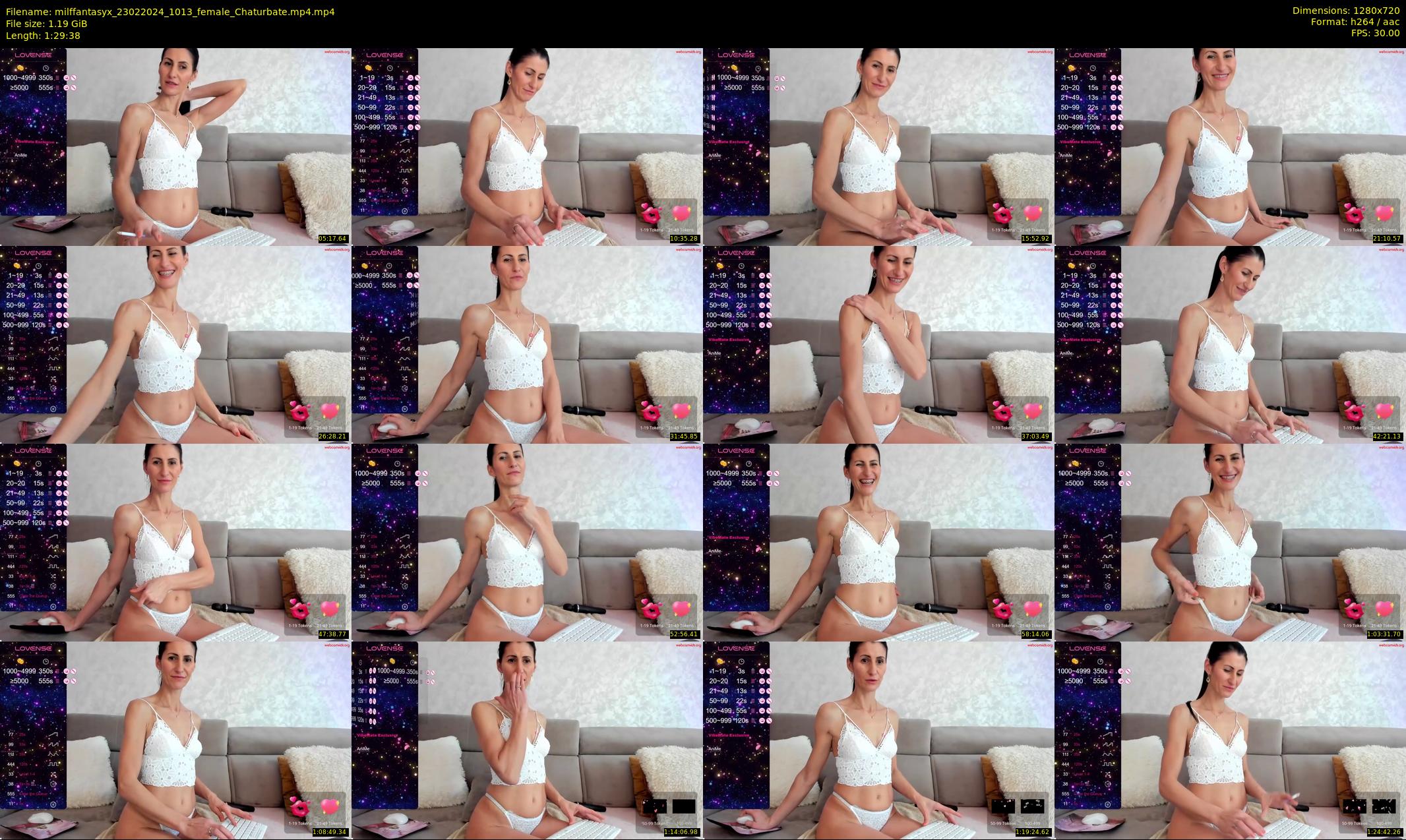 milffantasyx — 90 minute Chaturbate female cam show recording, 720p, Feb 23, 2024