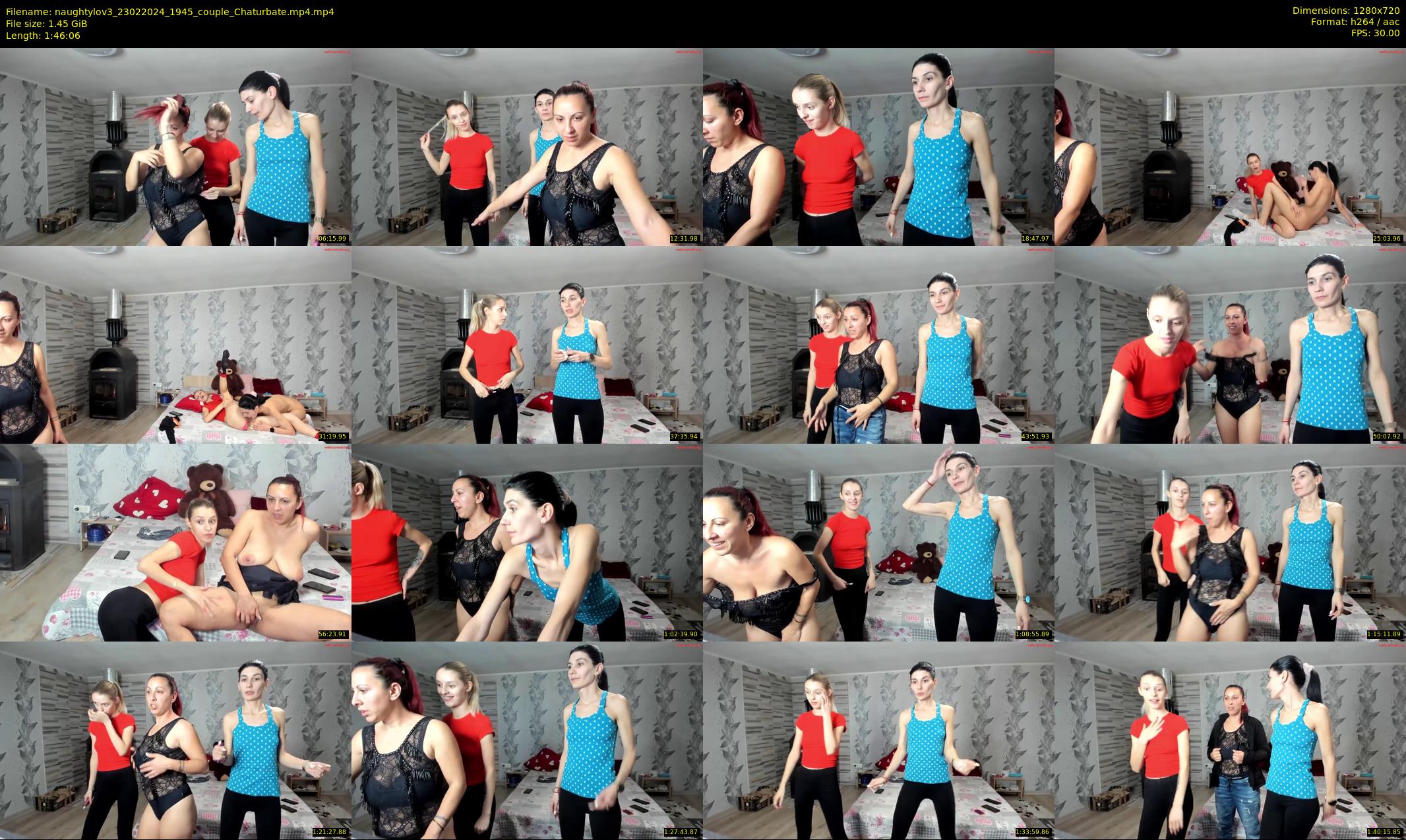 naughtylov3 — 107 minute Chaturbate couple cam show recording, 720p, Feb 23, 2024