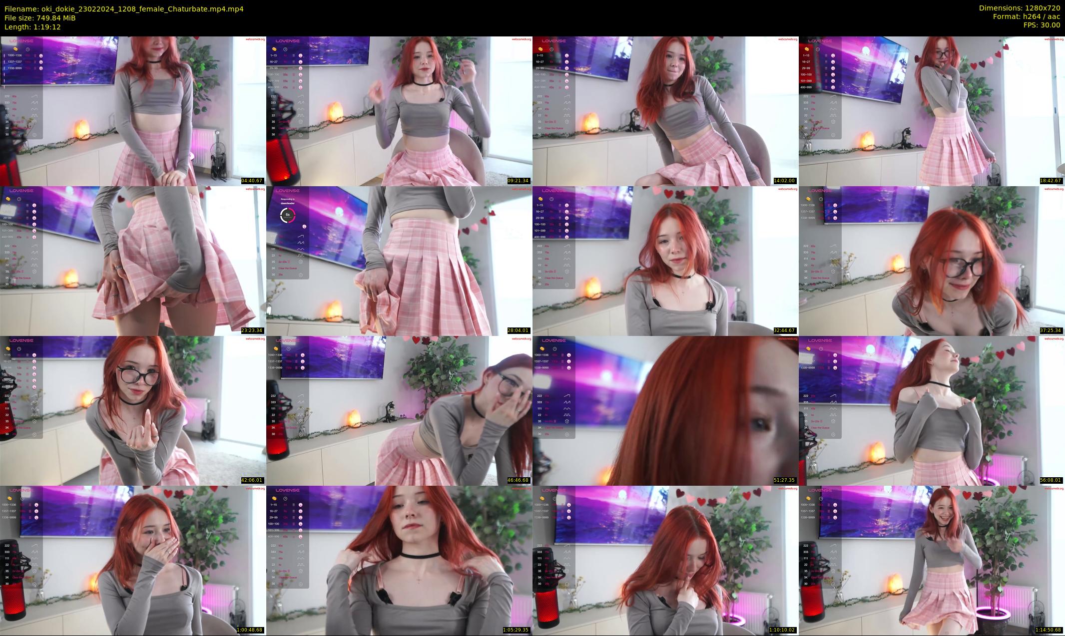 oki_dokie — 80 minute Chaturbate female cam show recording, 720p, Feb 23, 2024