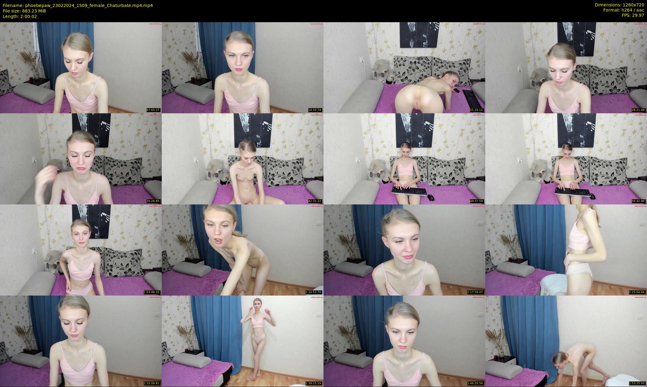 phoebepaw — 121 minute Chaturbate female cam show recording, 720p, Feb 23, 2024