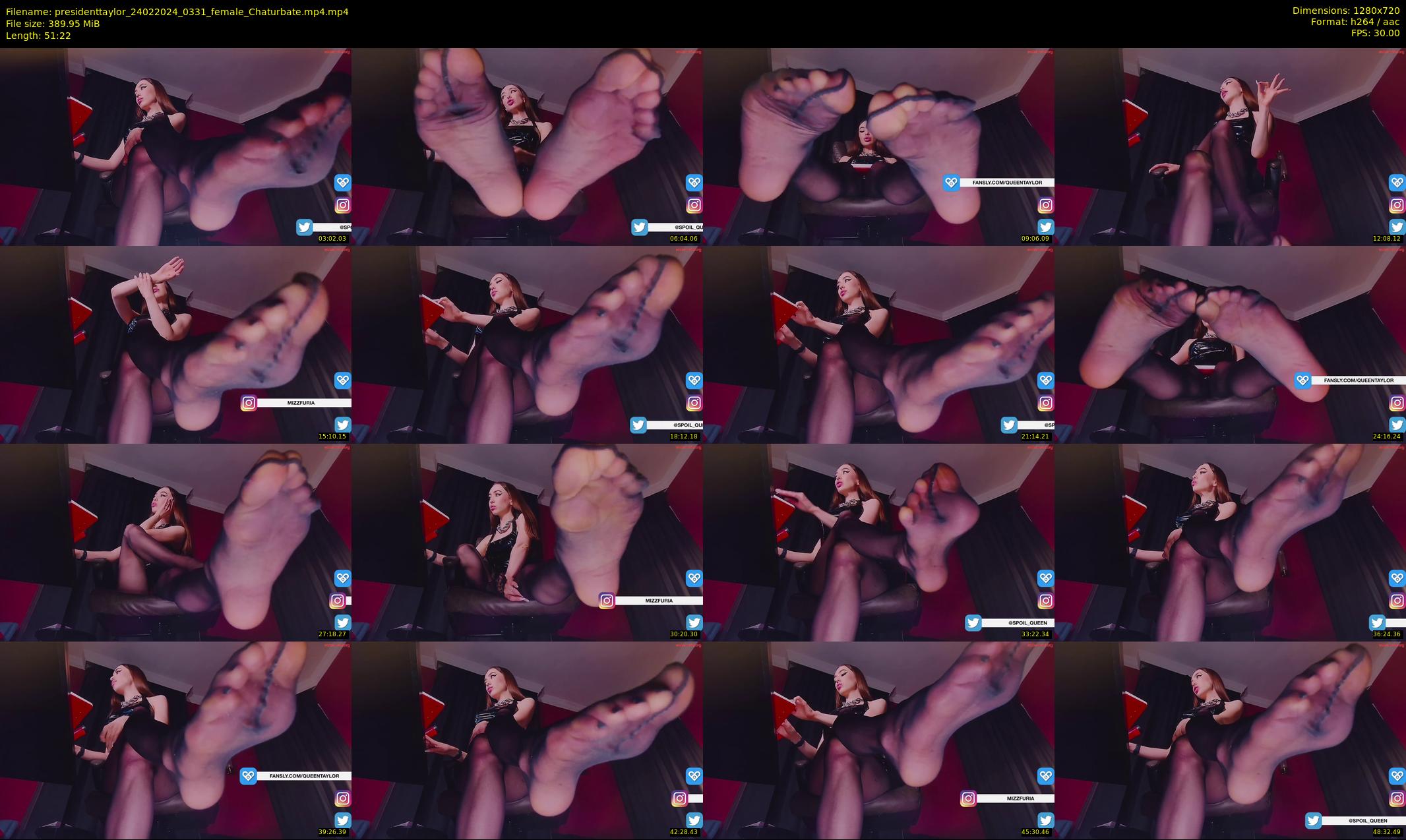 presidenttaylor — 52 minute Chaturbate female cam show recording, 720p, Feb 24, 2024