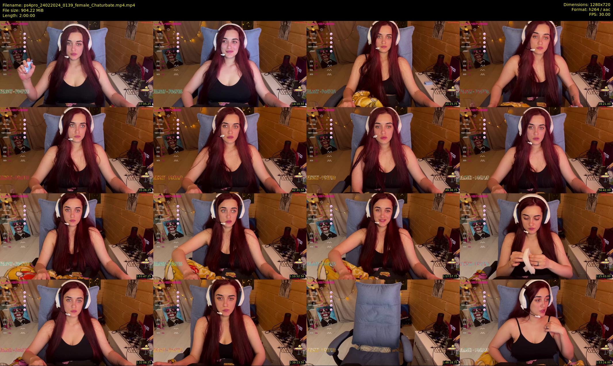 ps4pro — 120 minute Chaturbate female cam show recording, 720p, Feb 24, 2024