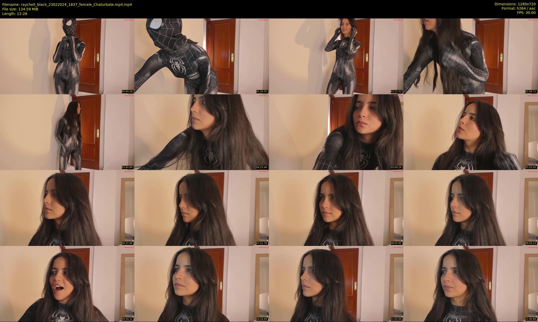 raychell_black — 13 minute Chaturbate female cam show recording, 720p, Feb 23, 2024
