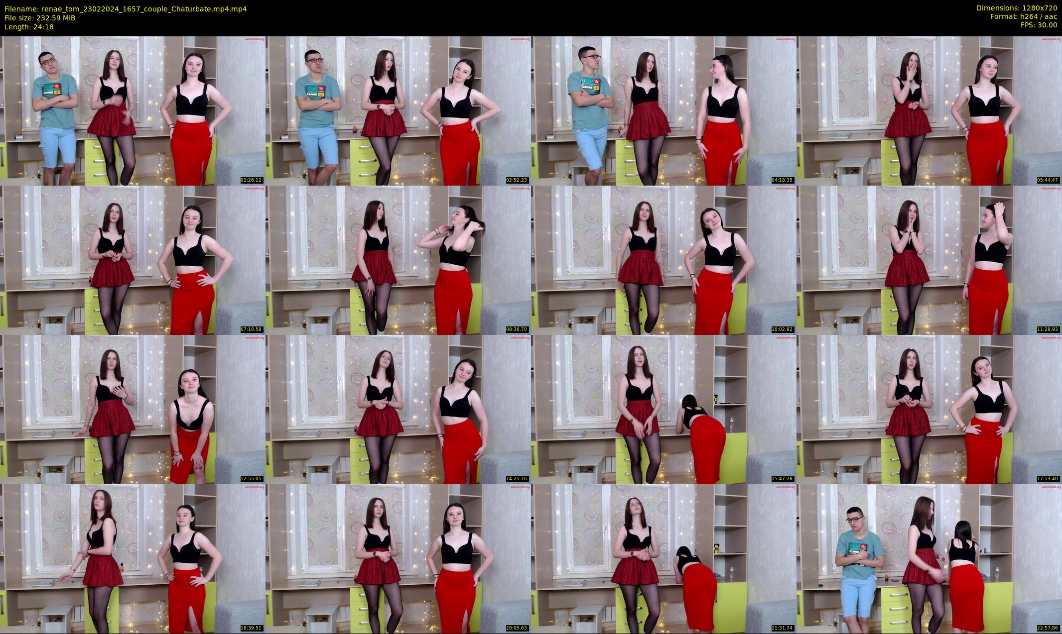renae_tom — 25 minute Chaturbate couple cam show recording, 720p, Feb 23, 2024