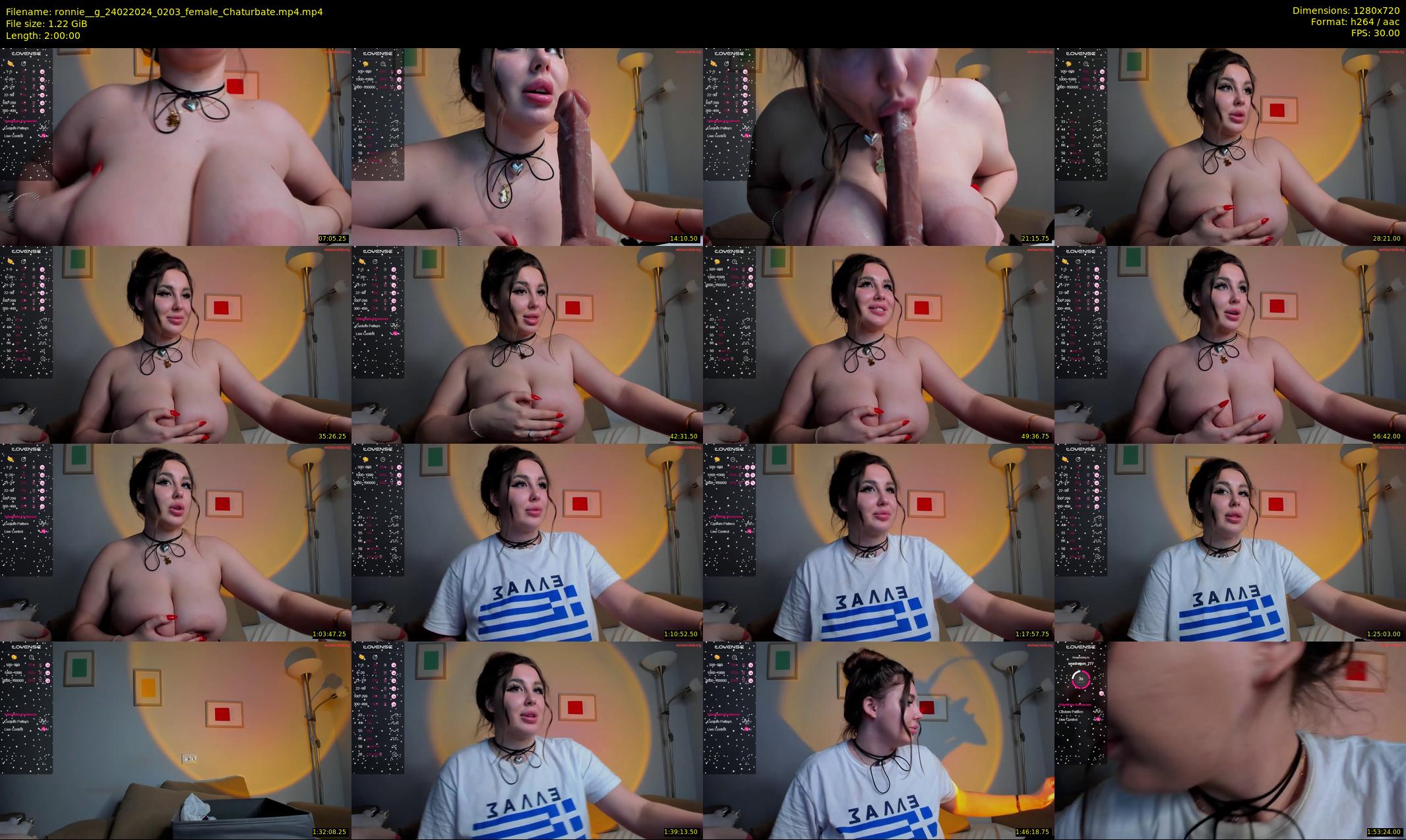 ronnie__g — 120 minute Chaturbate female cam show recording, 720p, Feb 24, 2024