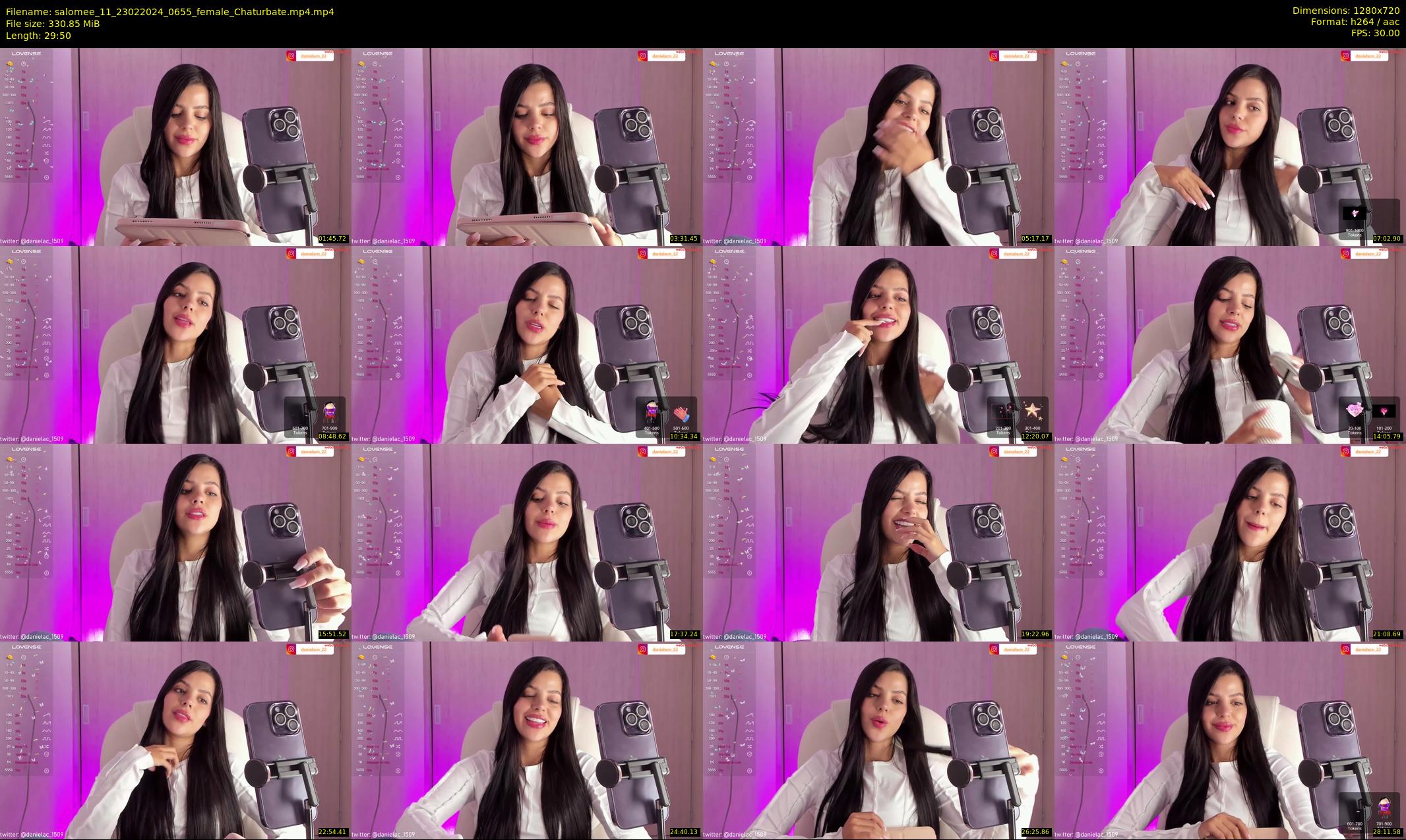 salomee_11 — 30 minute Chaturbate female cam show recording, 720p, Feb 23, 2024
