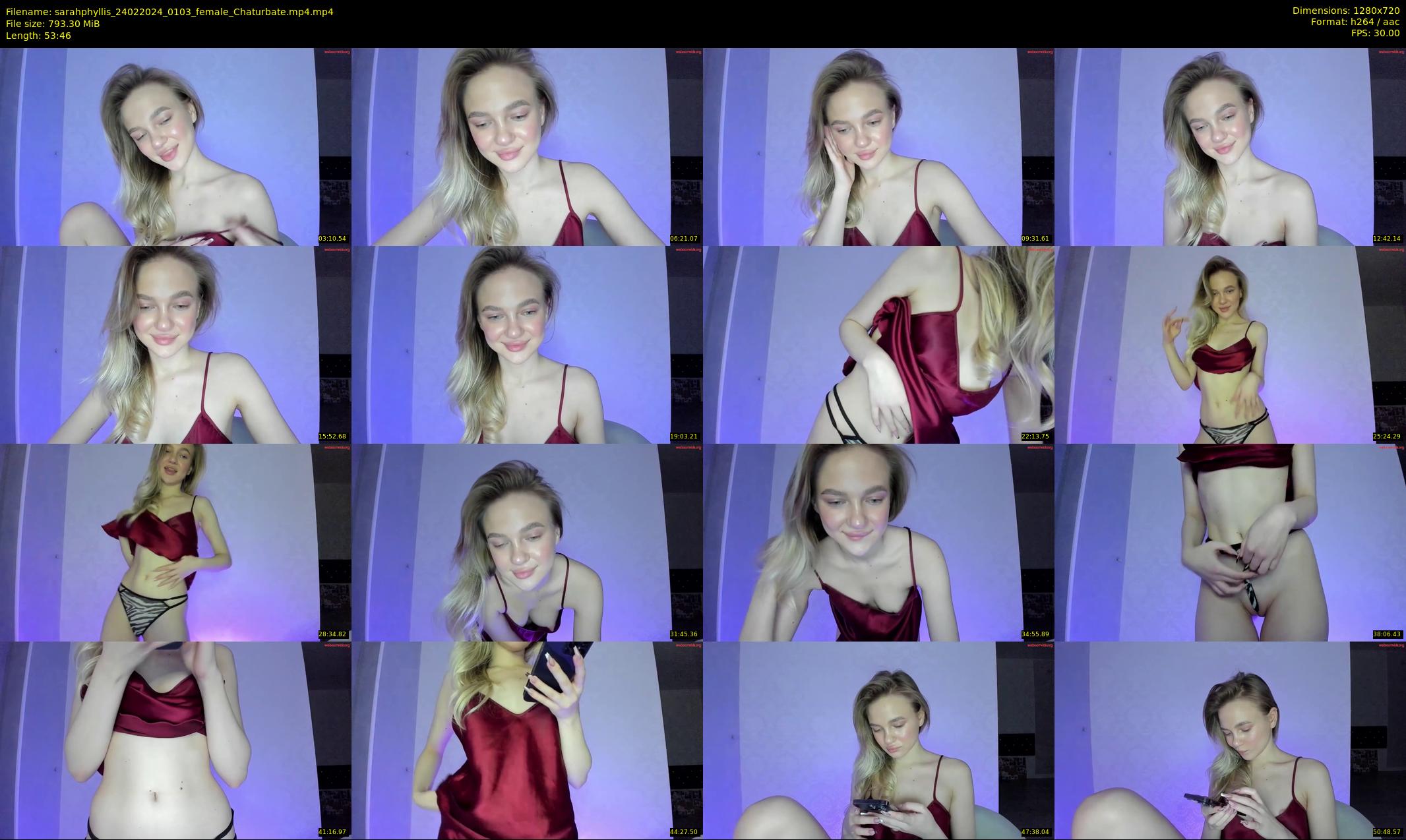 sarahphyllis — 54 minute Chaturbate female cam show recording, 720p, Feb 24, 2024