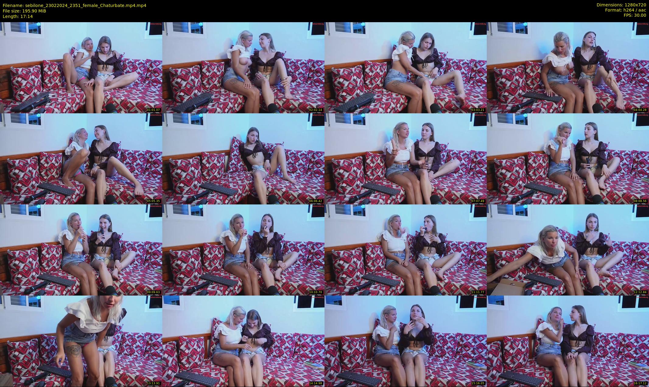 sebilone — 18 minute Chaturbate couple cam show recording, 720p, Feb 23, 2024