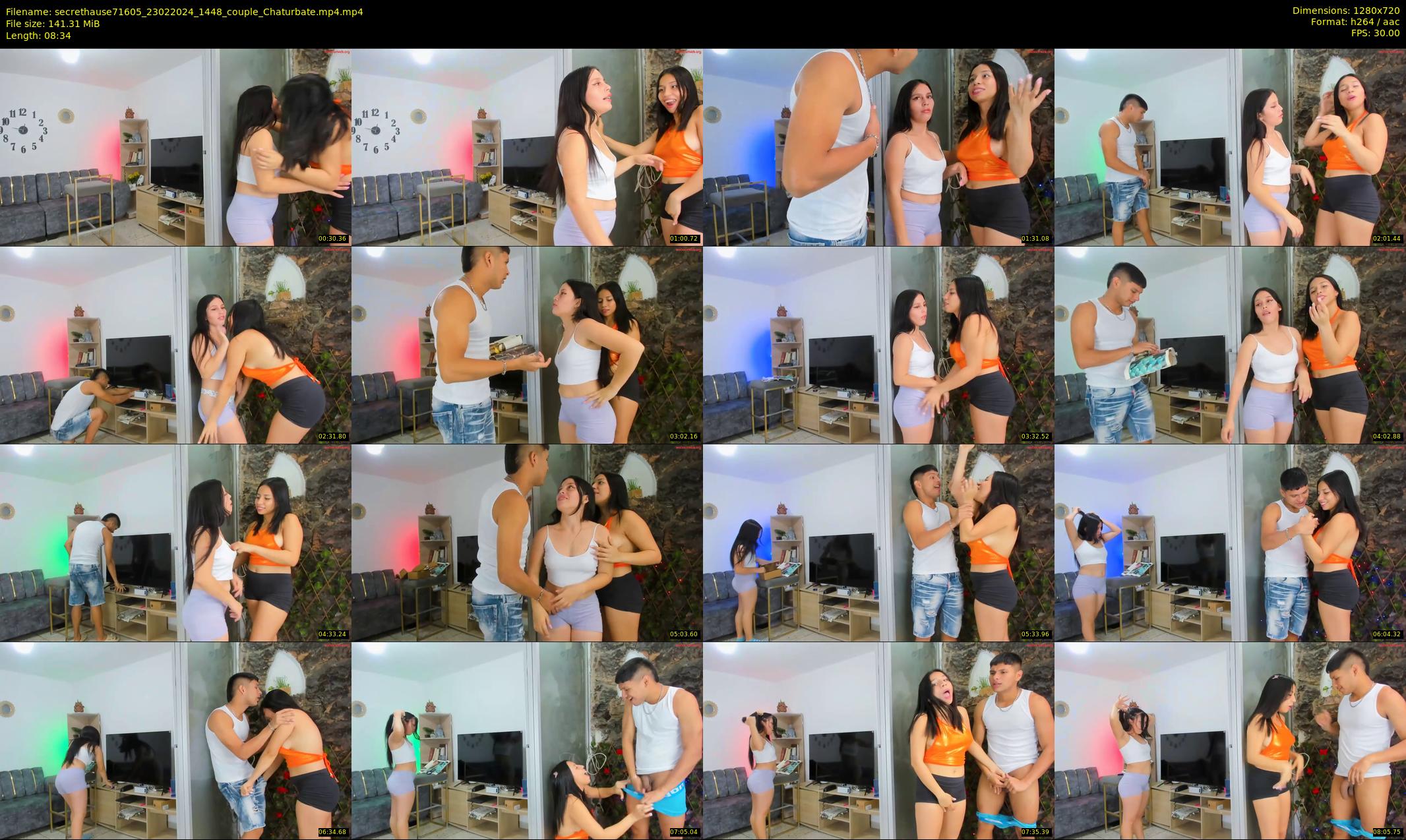 secrethause71605 — 9 minute Chaturbate couple cam show recording, 720p, Feb 23, 2024
