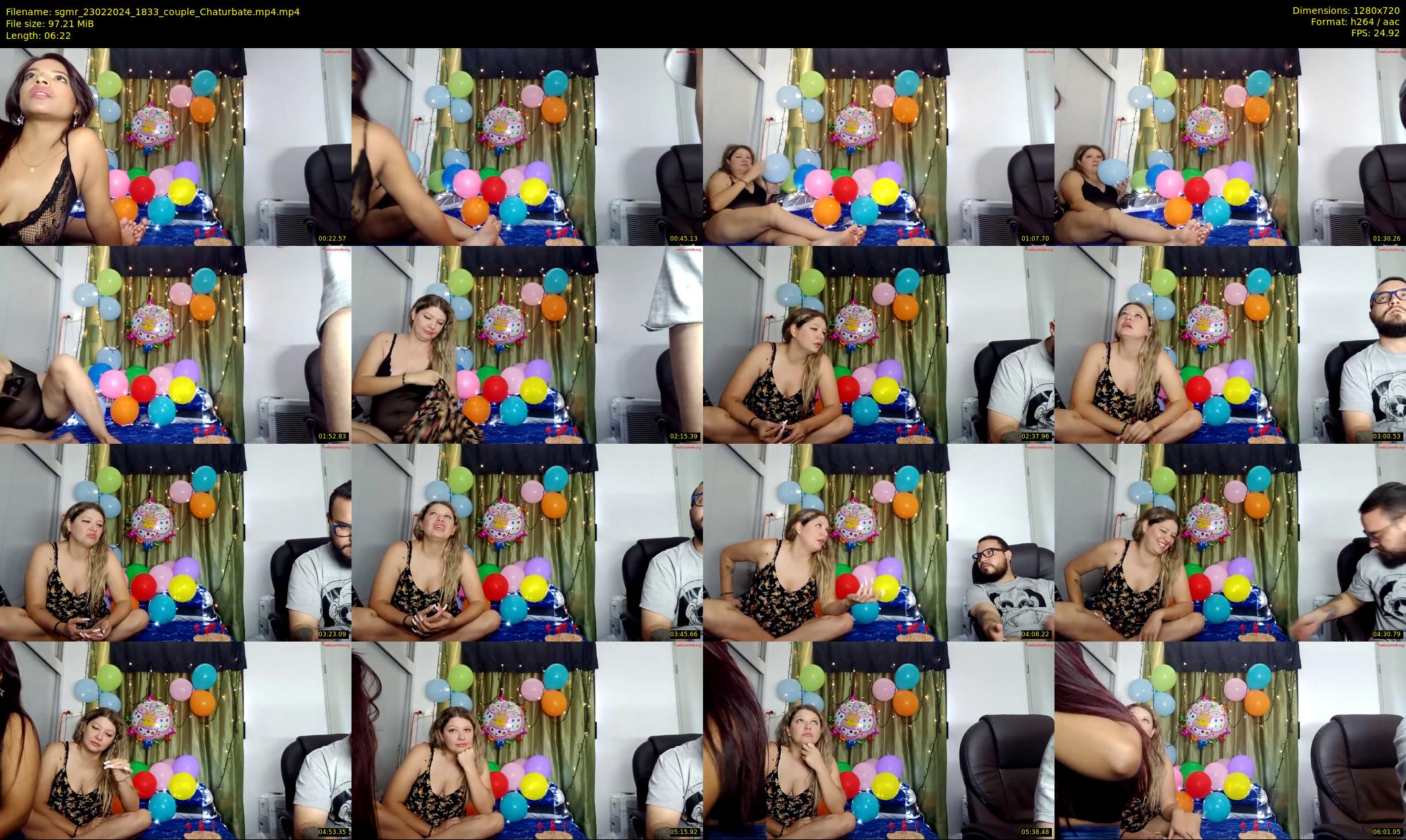 sgmr — 7 minute Chaturbate couple cam show recording, 720p, Feb 23, 2024