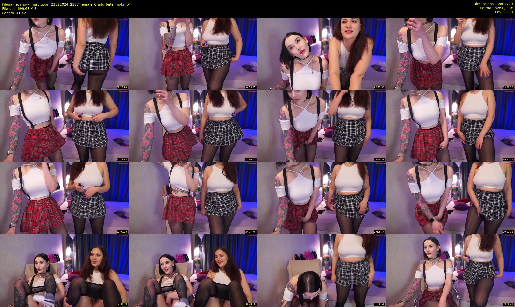 show_must_goon — 42 minute Chaturbate female cam show recording, 720p, Feb 23, 2024