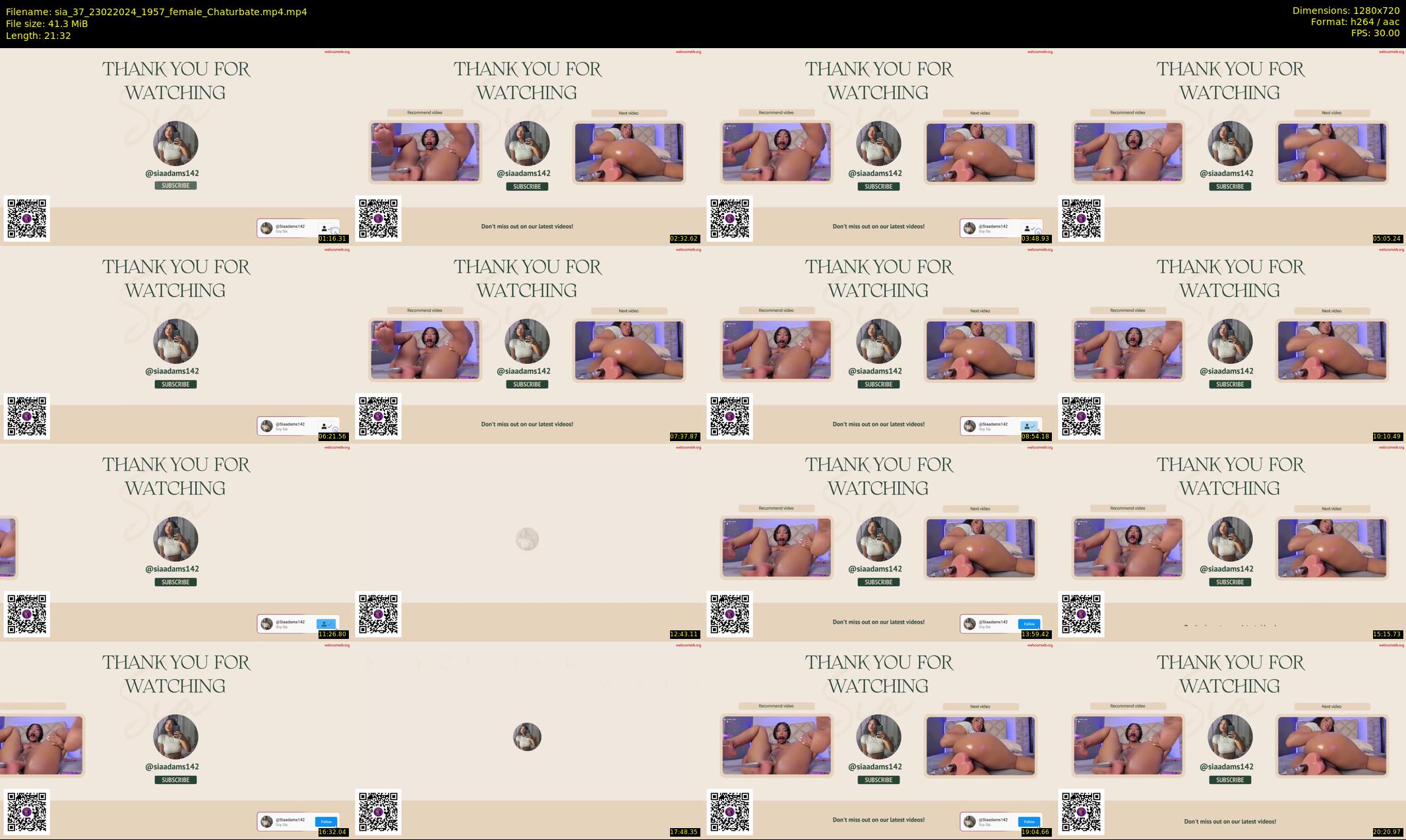 sia_37 — 22 minute Chaturbate female cam show recording, 720p, Feb 23, 2024