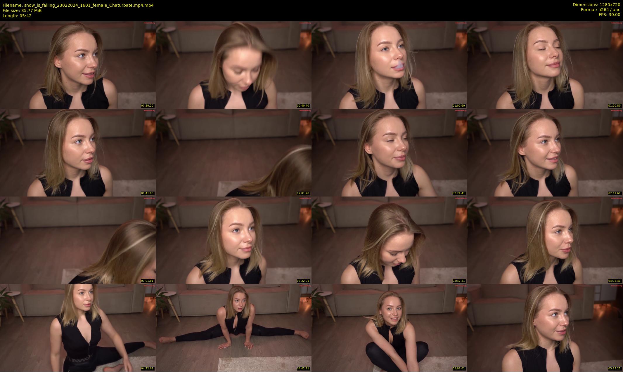 snow_is_falling — 6 minute Chaturbate female cam show recording, 720p, Feb 23, 2024