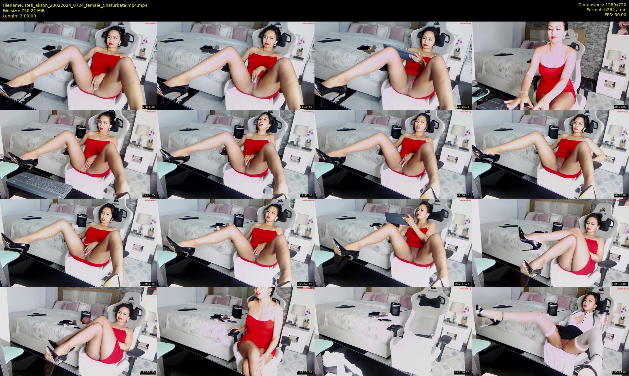 stefi_alizon — 120 minute Chaturbate female cam show recording, 720p, Feb 23, 2024