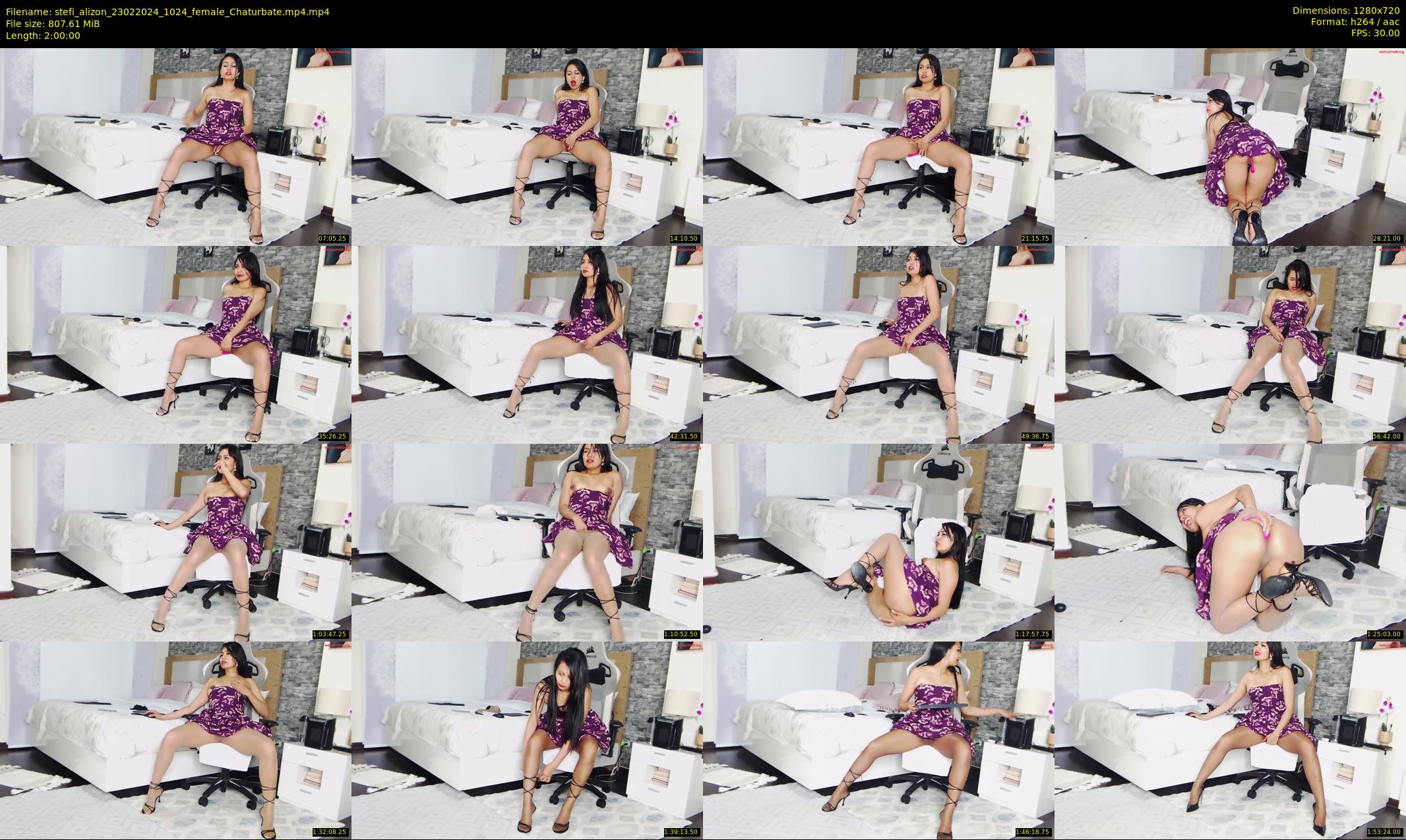 stefi_alizon — 120 minute Chaturbate female cam show recording, 720p, Feb 23, 2024