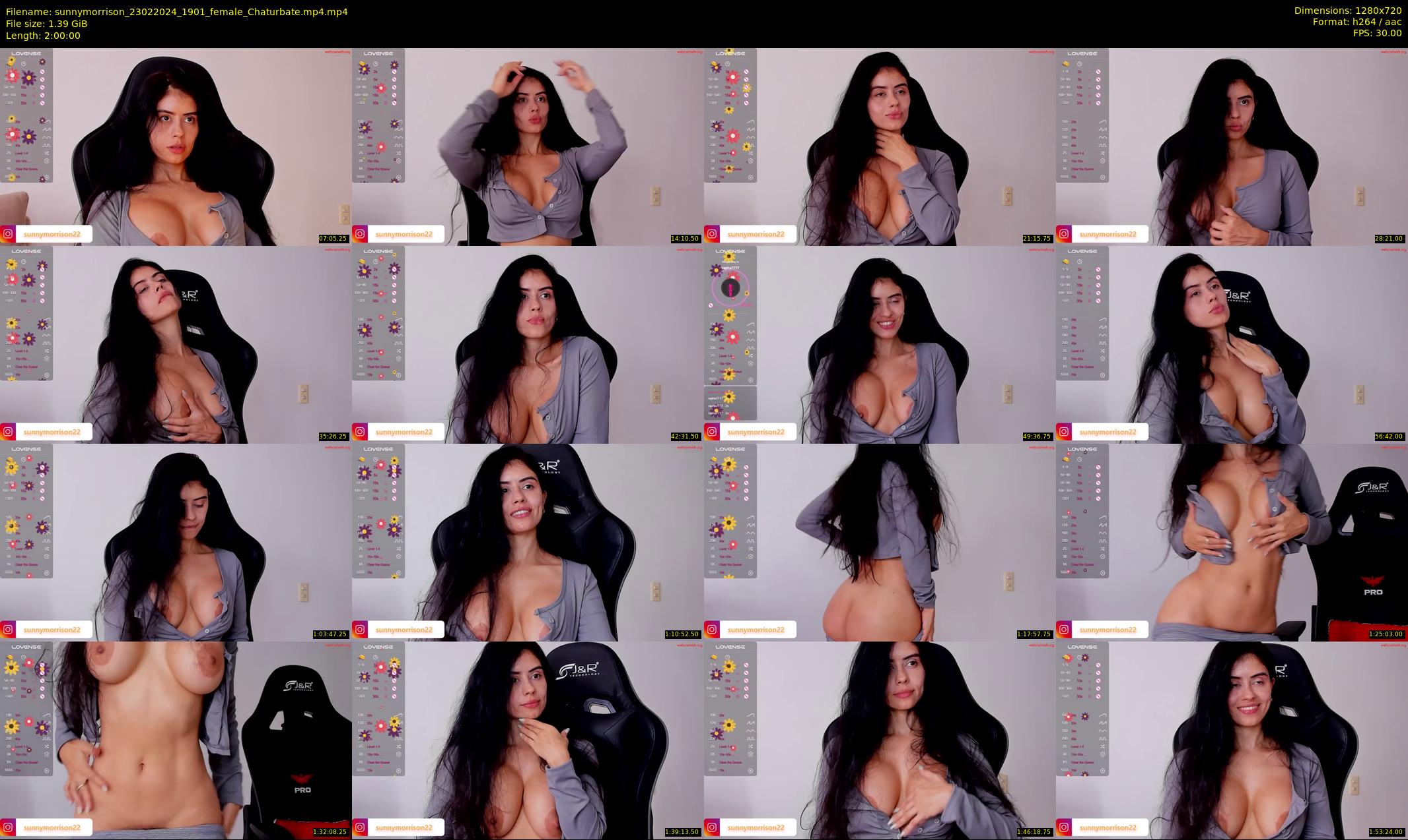 sunnymorrison — 120 minute Chaturbate female cam show recording, 720p, Feb 23, 2024