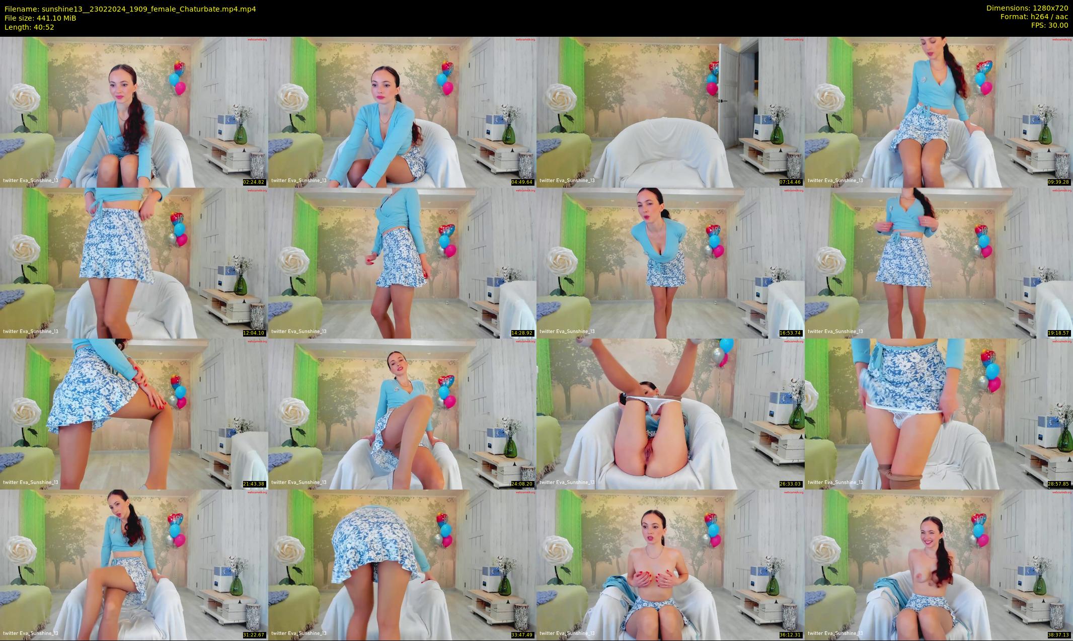sunshine13_ — 41 minute Chaturbate female cam show recording, 720p, Feb 23, 2024