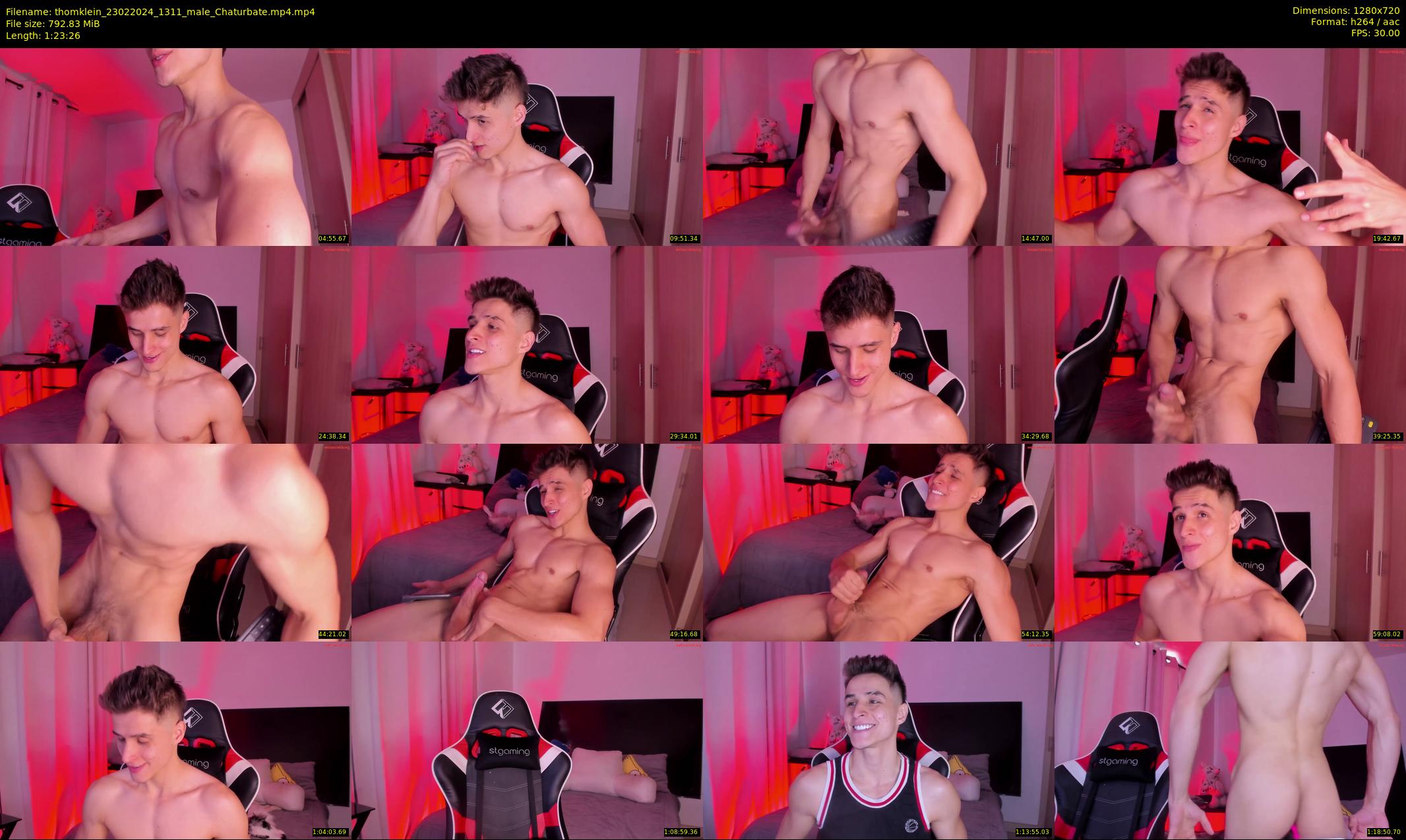 thomklein — 84 minute Chaturbate male cam show recording, 720p, Feb 23, 2024