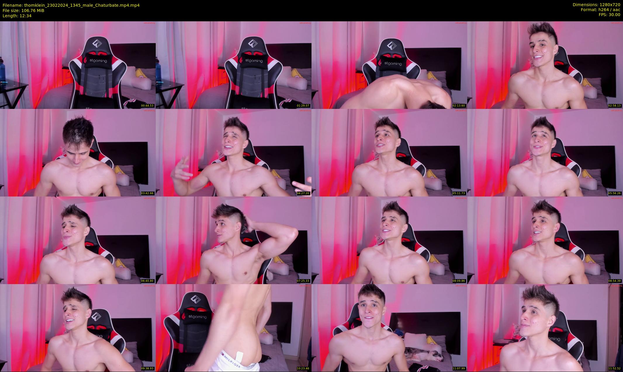 thomklein — 13 minute Chaturbate male cam show recording, 720p, Feb 23, 2024