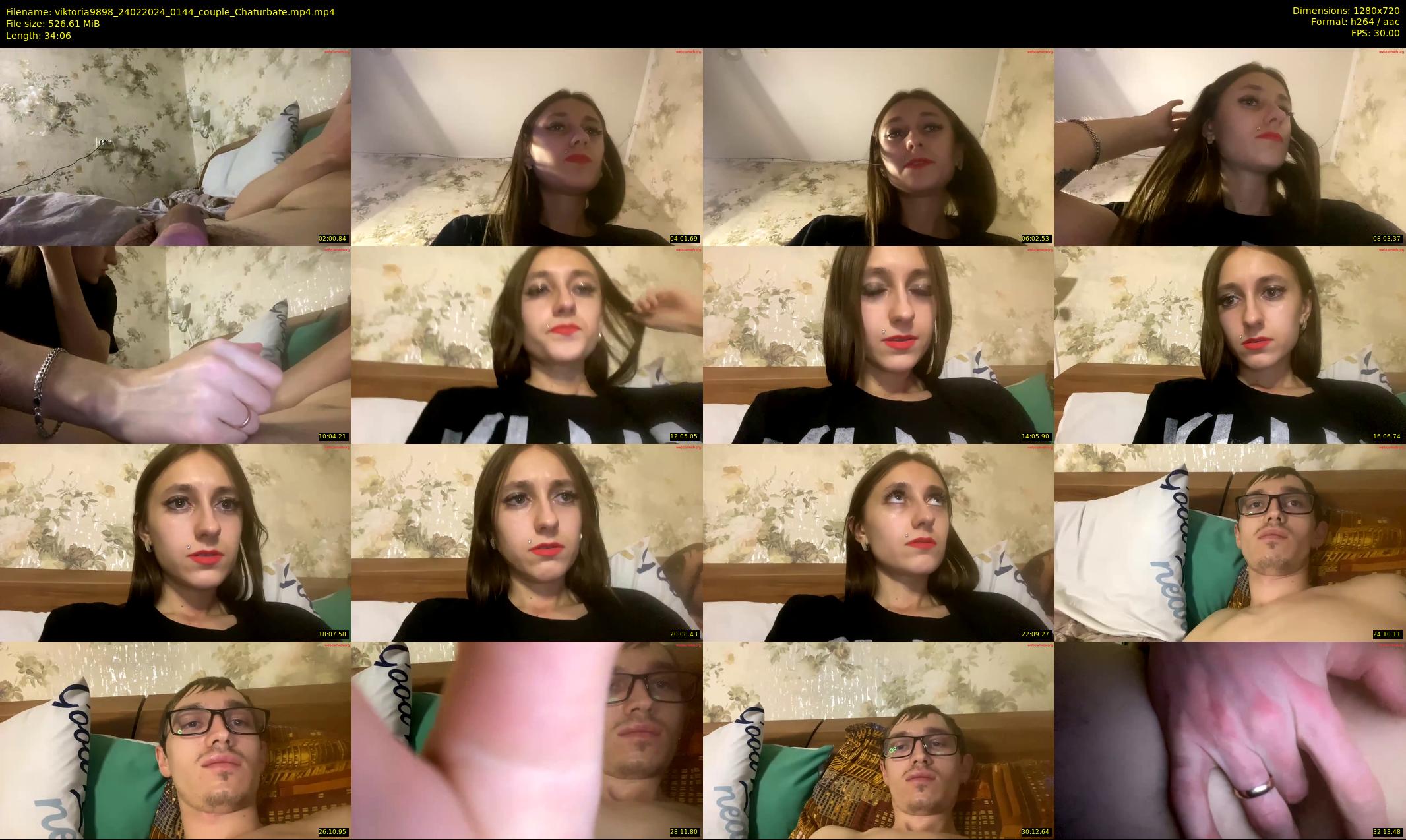 viktoria9898 — 35 minute Chaturbate couple cam show recording, 720p, Feb 24, 2024