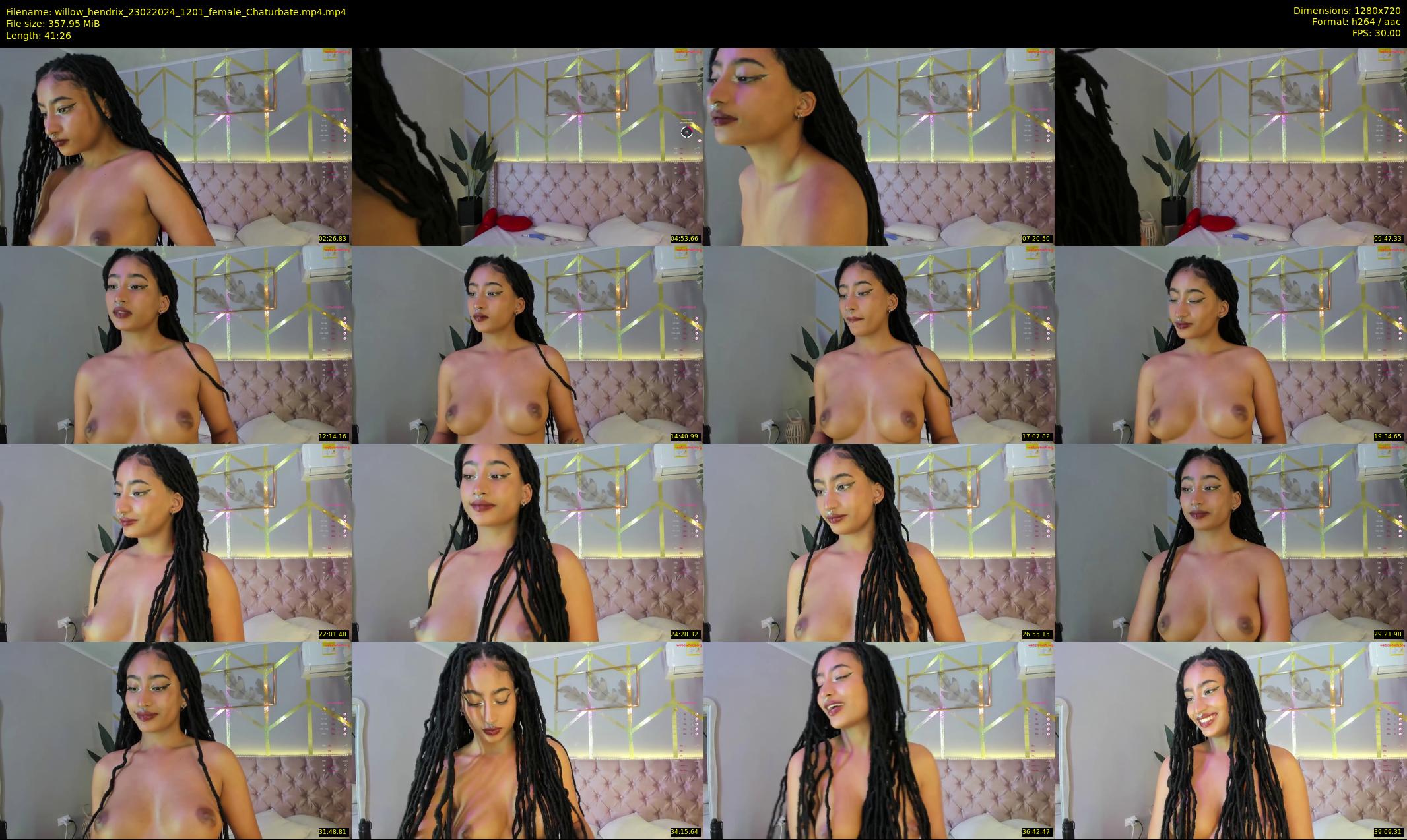 willow_hendrix — 42 minute Chaturbate female cam show recording, 720p, Feb 23, 2024