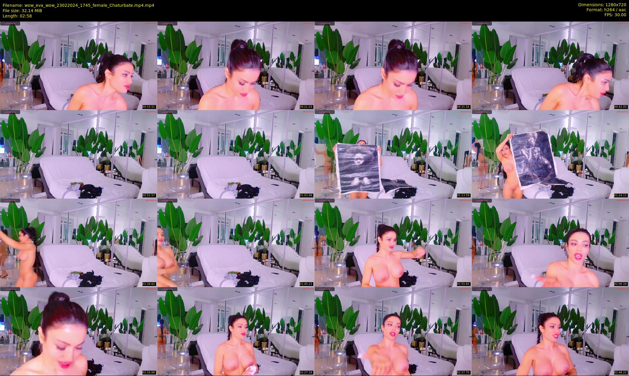 wow_eva_wow — 3 minute Chaturbate female cam show recording, 720p, Feb 23, 2024