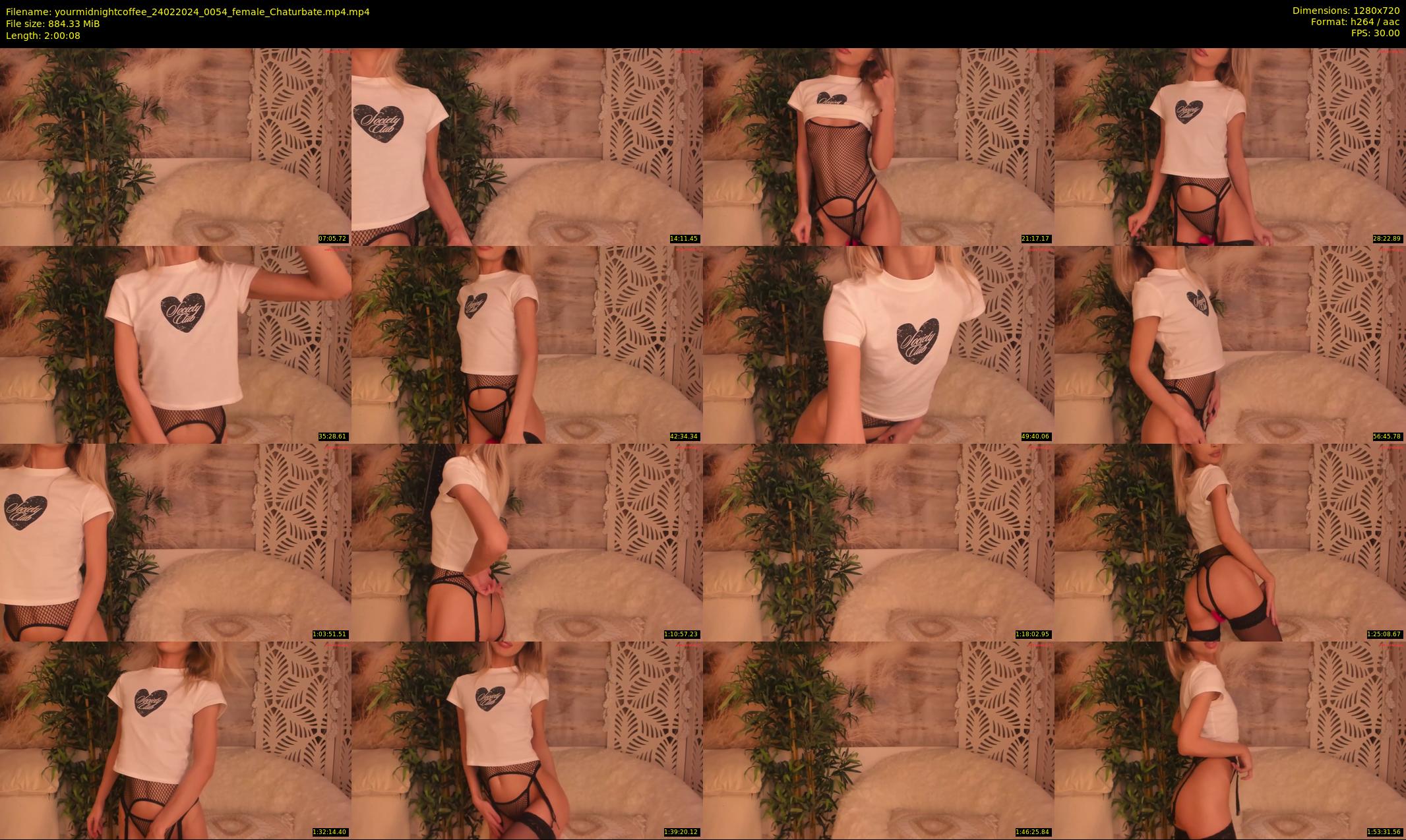 yourmidnightcoffee — 121 minute Chaturbate female cam show recording, 720p, Feb 24, 2024