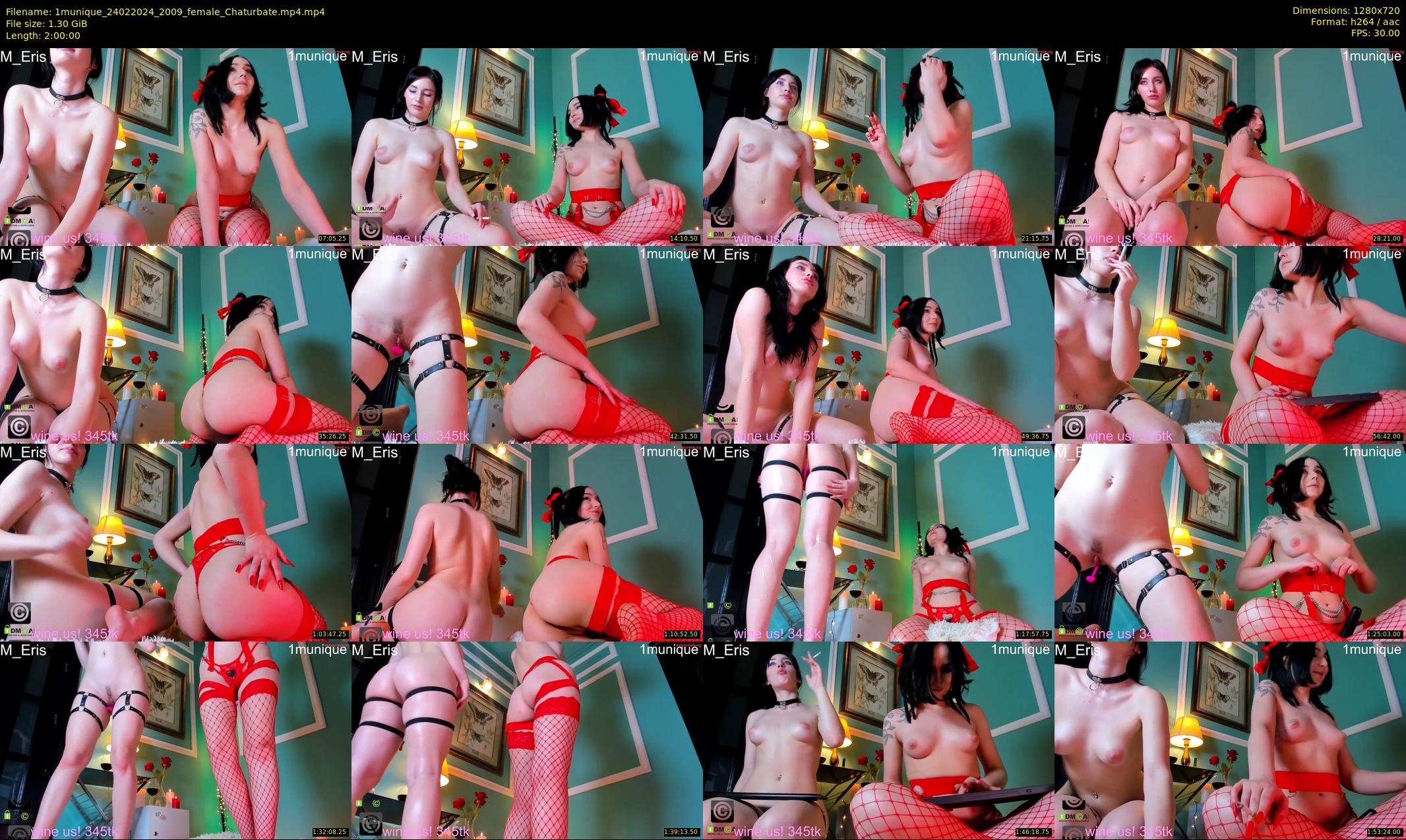 1munique — 120 minute Chaturbate female cam show recording, 720p, Feb 24, 2024
