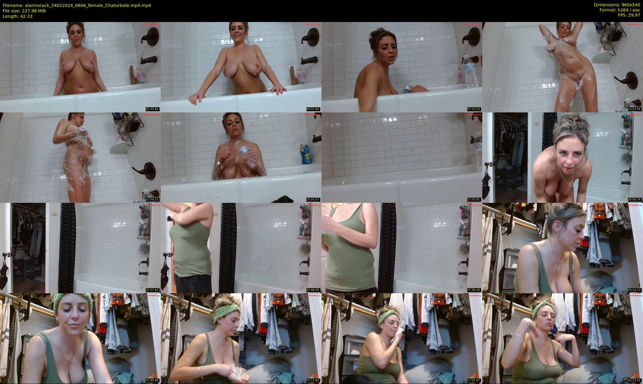 alannarack — 43 minute Chaturbate female cam show recording, 480p, Feb 24, 2024