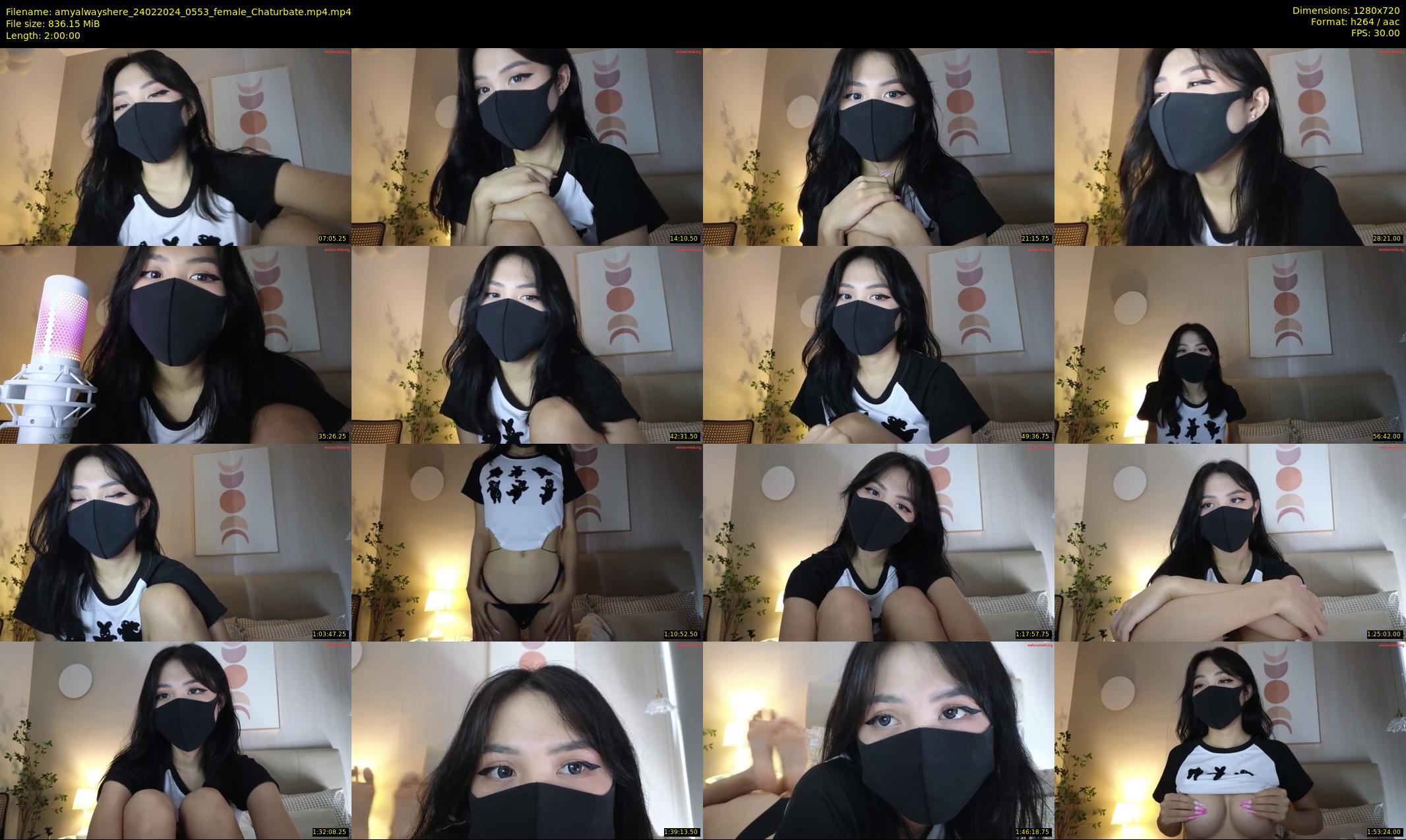 amyalwayshere — 120 minute Chaturbate female cam show recording, 720p, Feb 24, 2024