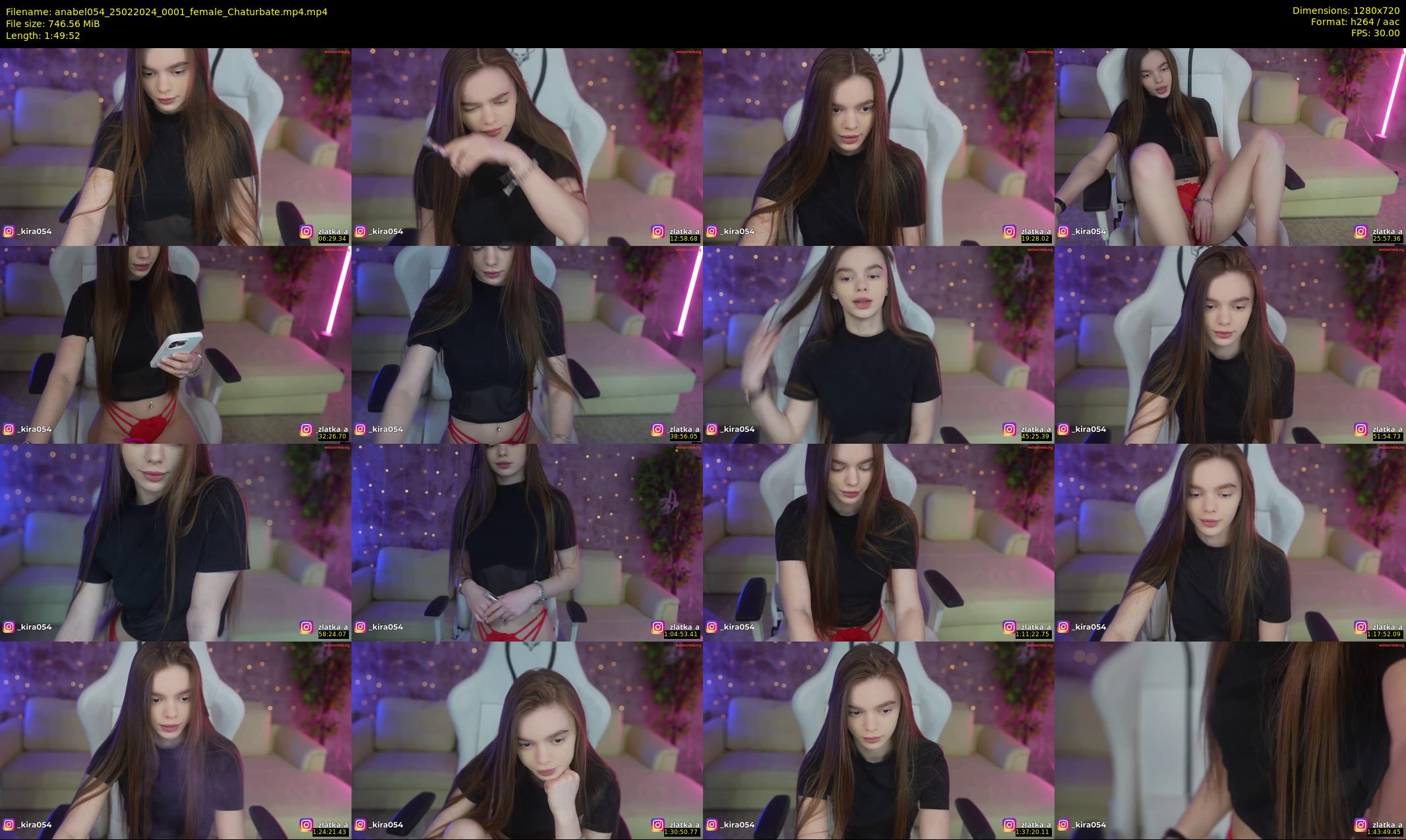 anabel054 — 110 minute Chaturbate female cam show recording, 720p, Feb 25, 2024
