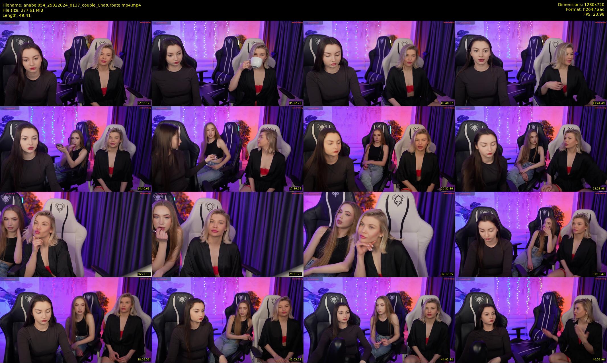 anabel054 — 50 minute Chaturbate female cam show recording, 720p, Feb 25, 2024