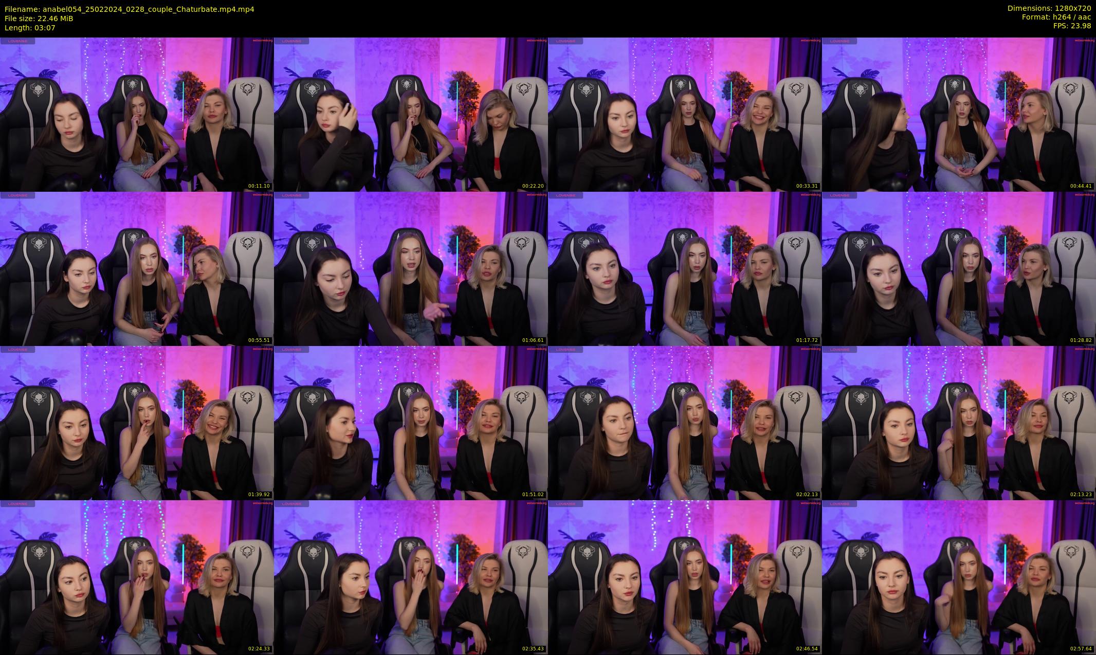 anabel054 — 4 minute Chaturbate female cam show recording, 720p, Feb 25, 2024