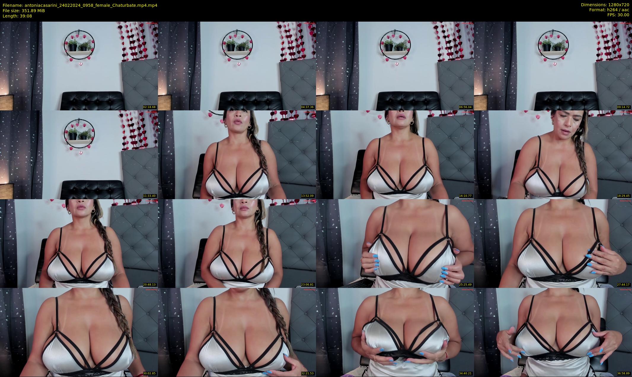 antoniacasarini — 40 minute Chaturbate female cam show recording, 720p, Feb 24, 2024