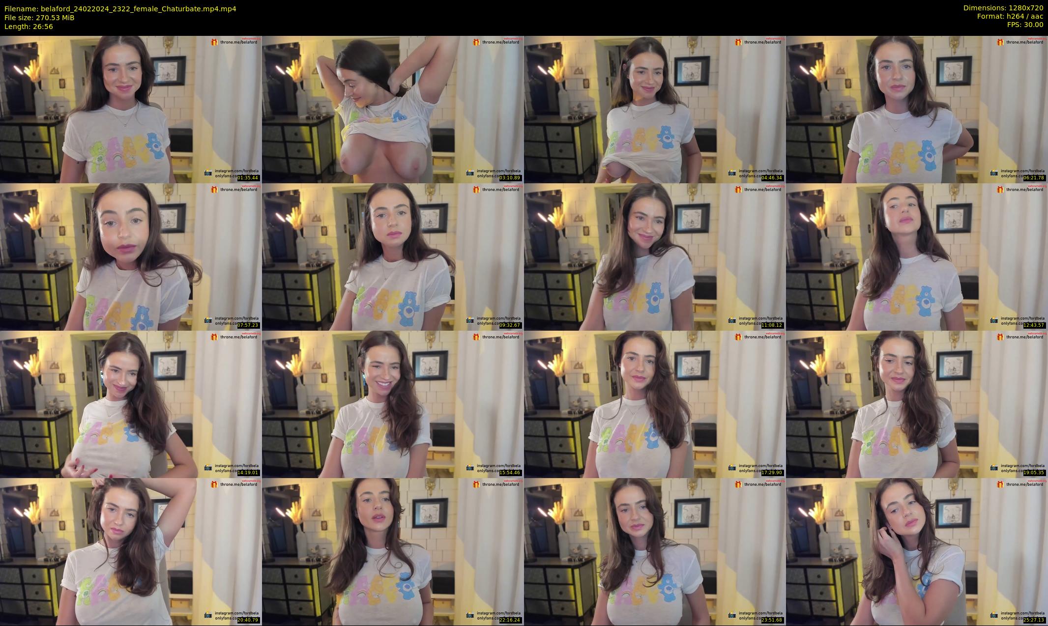 belaford — 27 minute Chaturbate female cam show recording, 720p, Feb 24, 2024