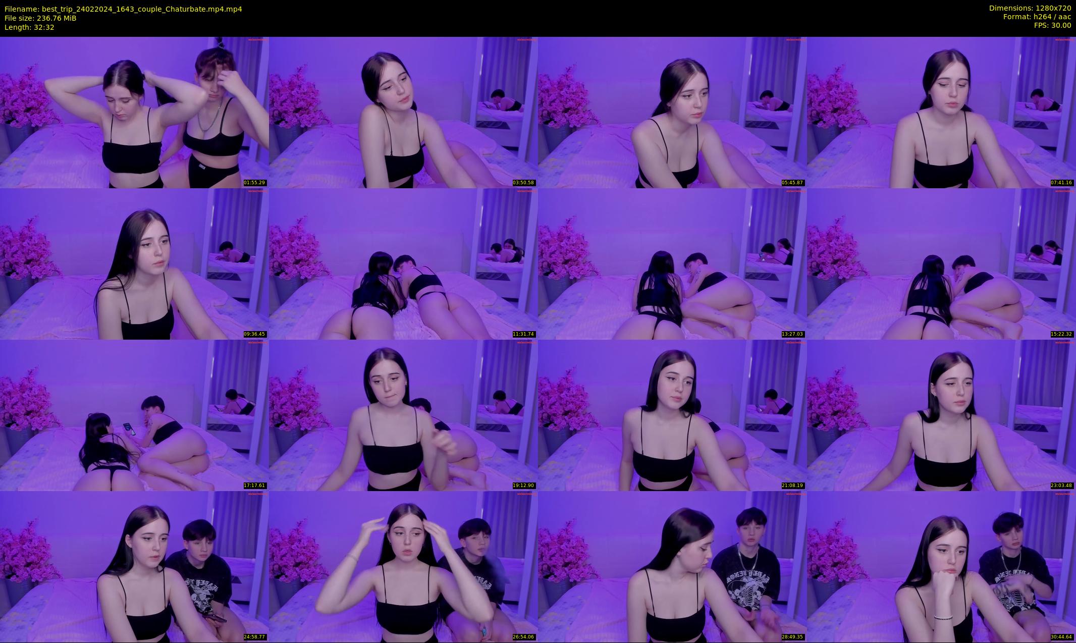 best_trip — 33 minute Chaturbate couple cam show recording, 720p, Feb 24, 2024