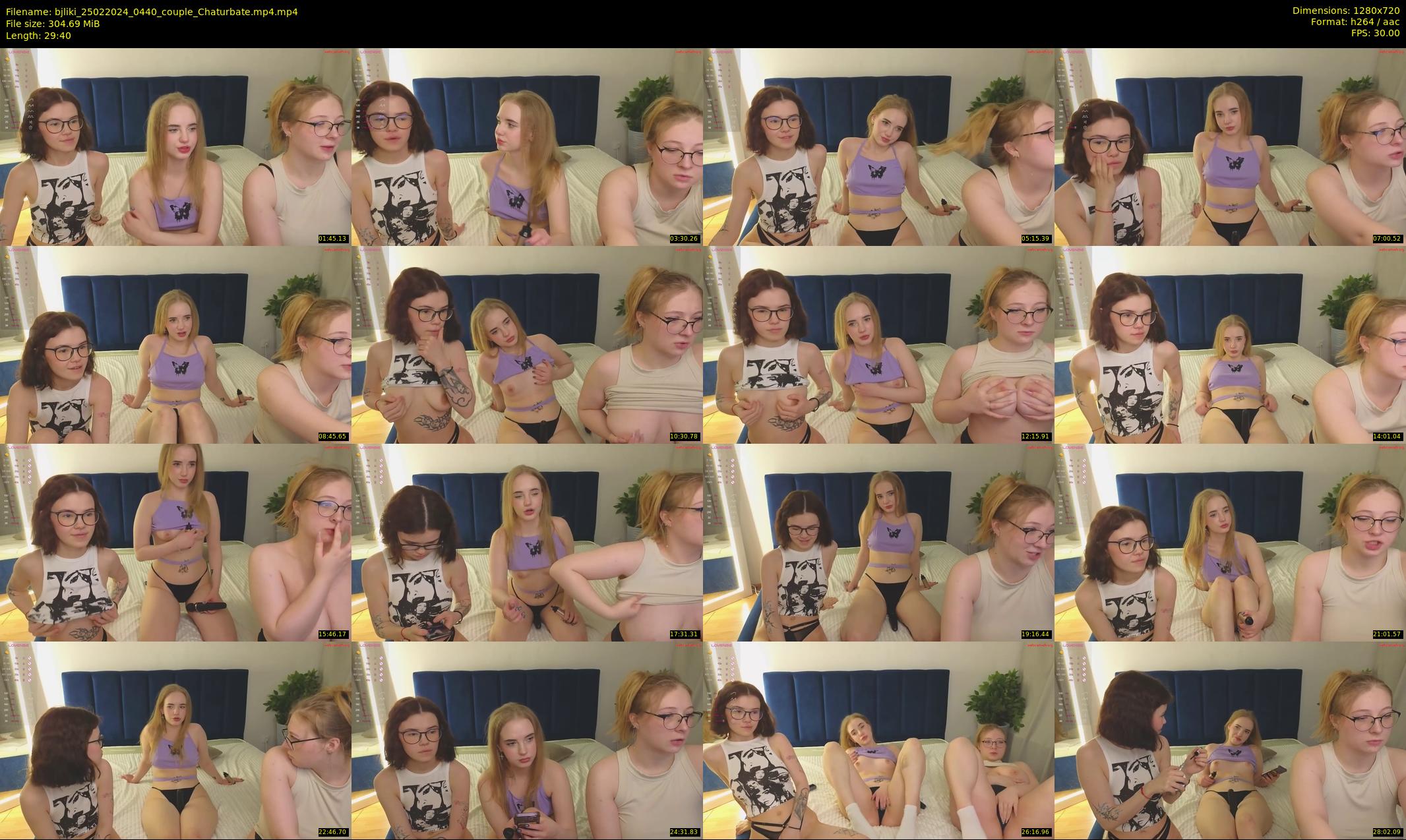 bjliki — 30 minute Chaturbate couple cam show recording, 720p, Feb 25, 2024