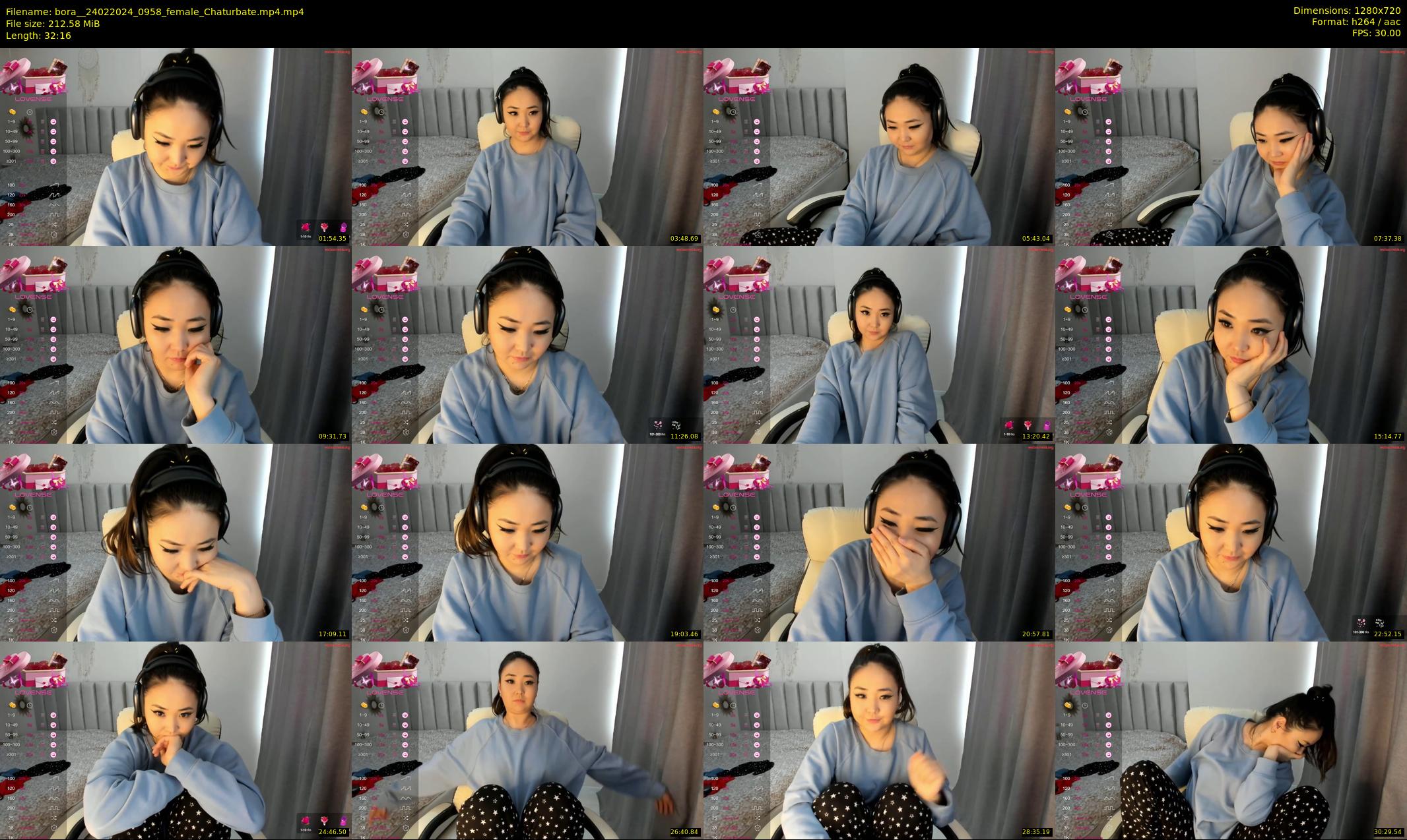 bora_ — 33 minute Chaturbate female cam show recording, 720p, Feb 24, 2024