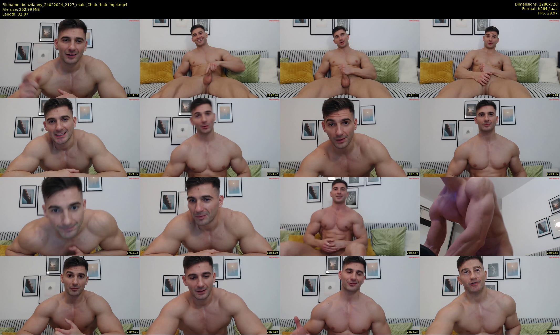 bunzdanny — 33 minute Chaturbate male cam show recording, 720p, Feb 24, 2024