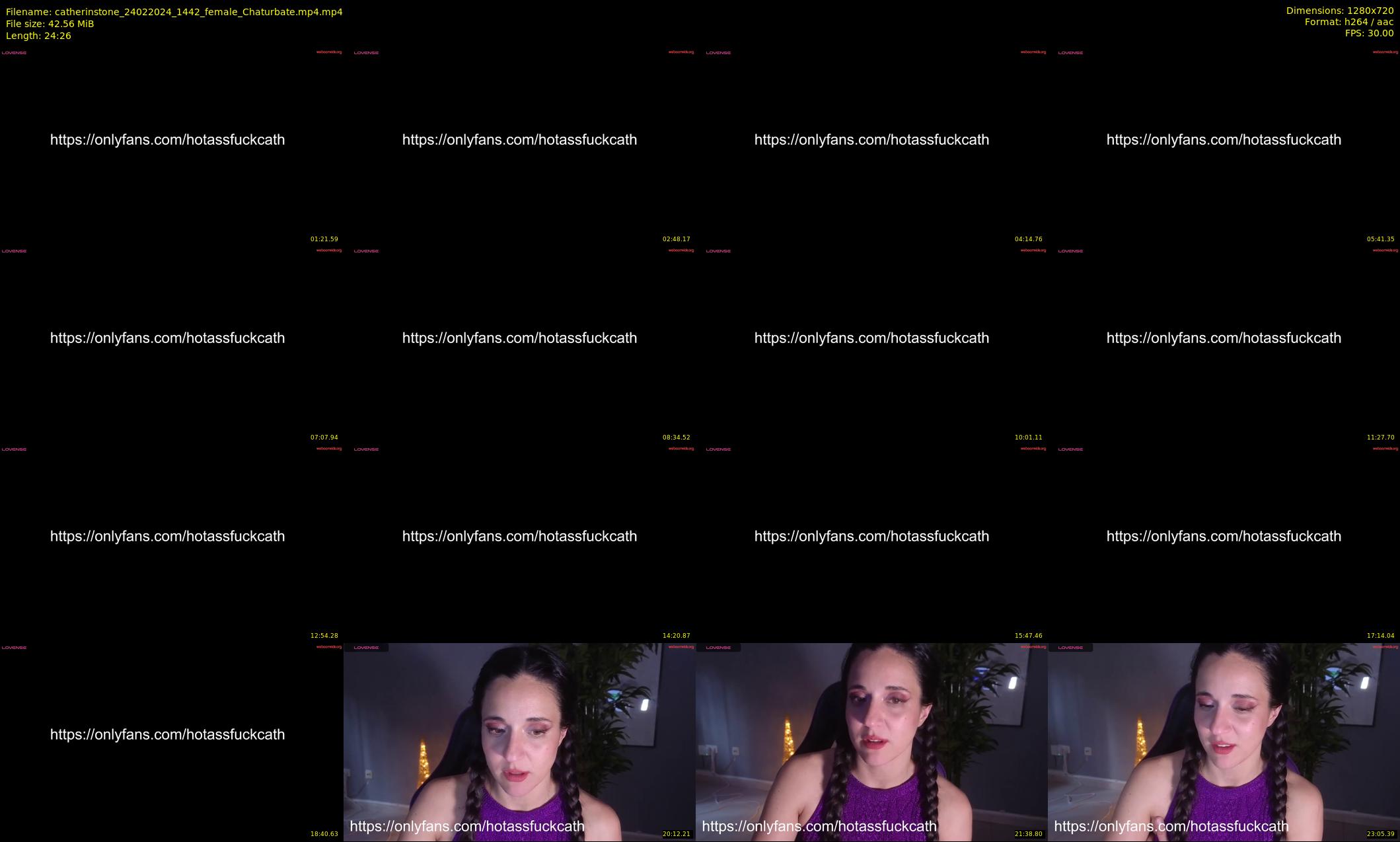 catherinstone — 25 minute Chaturbate female cam show recording, 720p, Feb 24, 2024