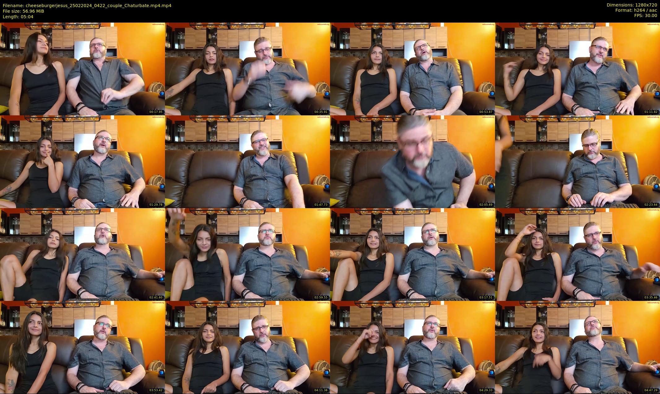 cheeseburgerjesus — 6 minute Chaturbate couple cam show recording, 720p, Feb 25, 2024