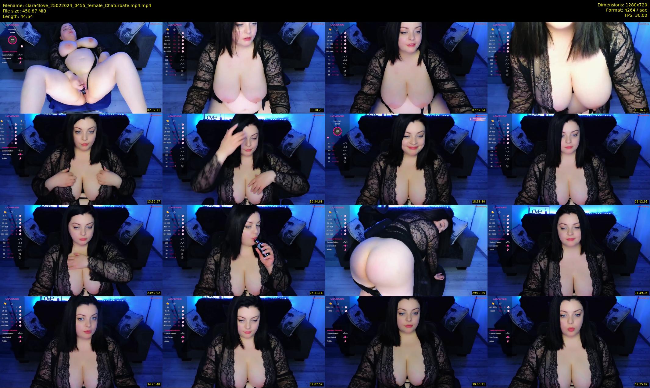 clara4love — 45 minute Chaturbate female cam show recording, 720p, Feb 25, 2024