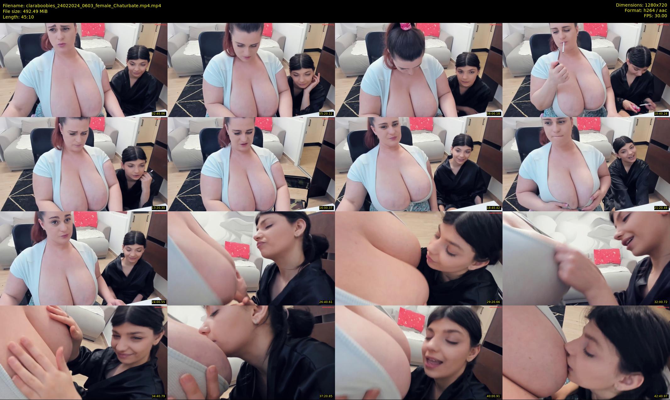 claraboobies — 46 minute Chaturbate female cam show recording, 720p, Feb 24, 2024