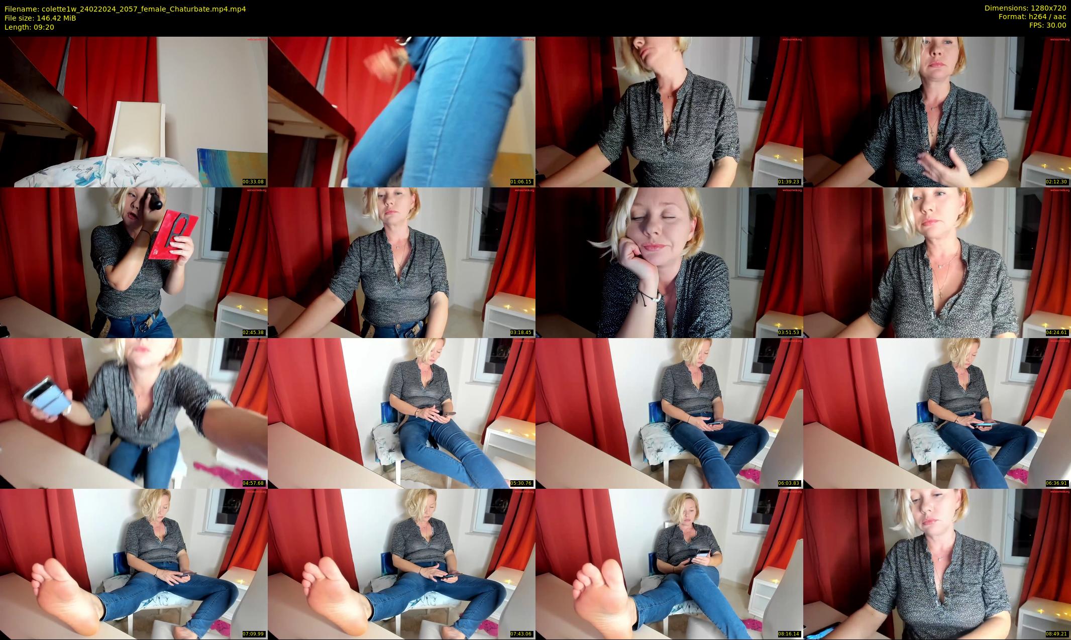 colette1w — 10 minute Chaturbate female cam show recording, 720p, Feb 24, 2024