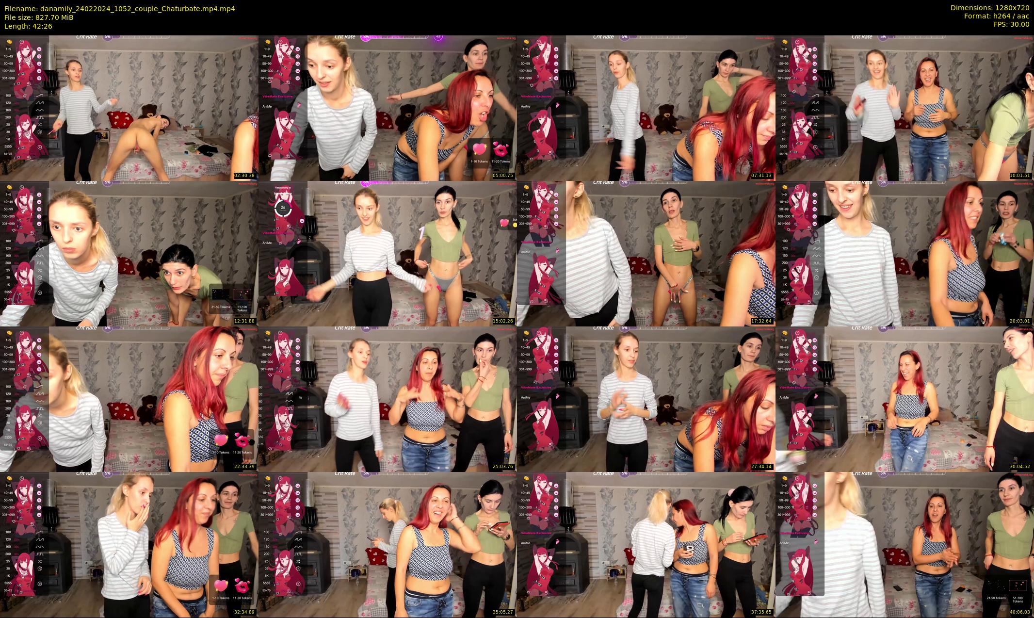 danamily — 43 minute Chaturbate female cam show recording, 720p, Feb 24, 2024