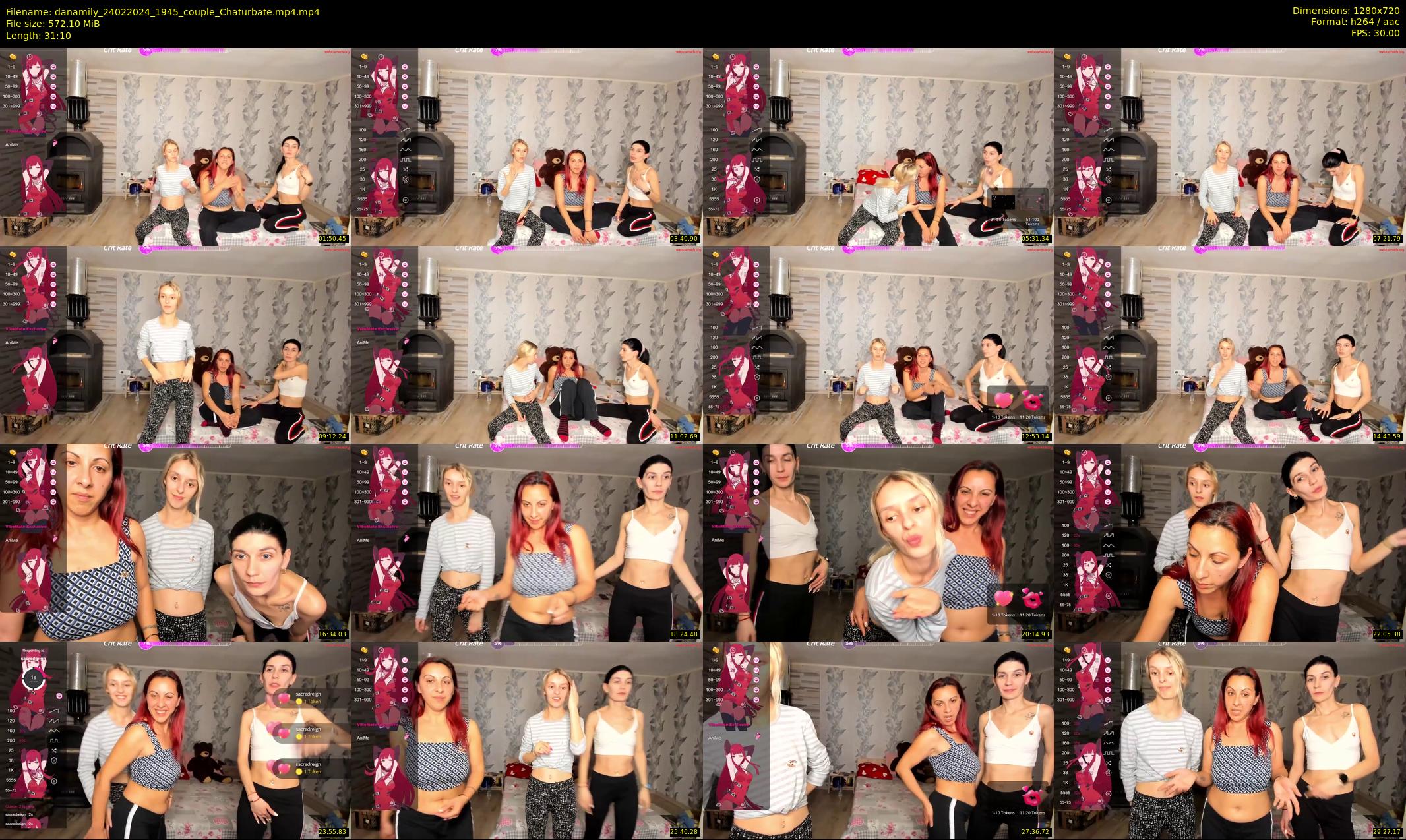danamily — 32 minute Chaturbate female cam show recording, 720p, Feb 24, 2024