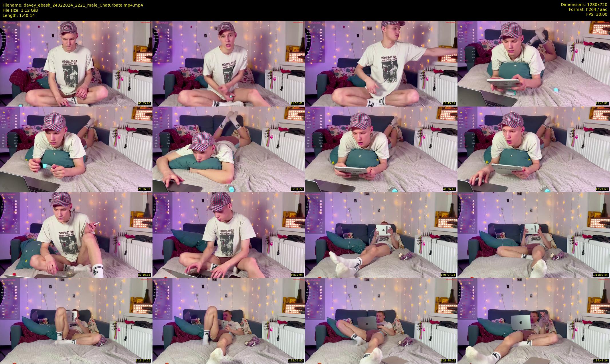 davey_ebash — 101 minute Chaturbate male cam show recording, 720p, Feb 24, 2024