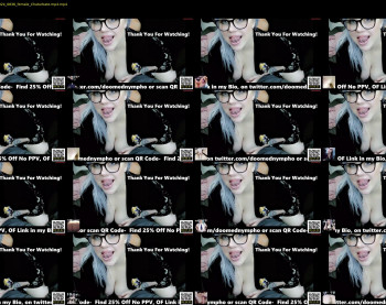 doomednympho — 11 minute Chaturbate female cam show recording, 720p, Feb 24, 2024